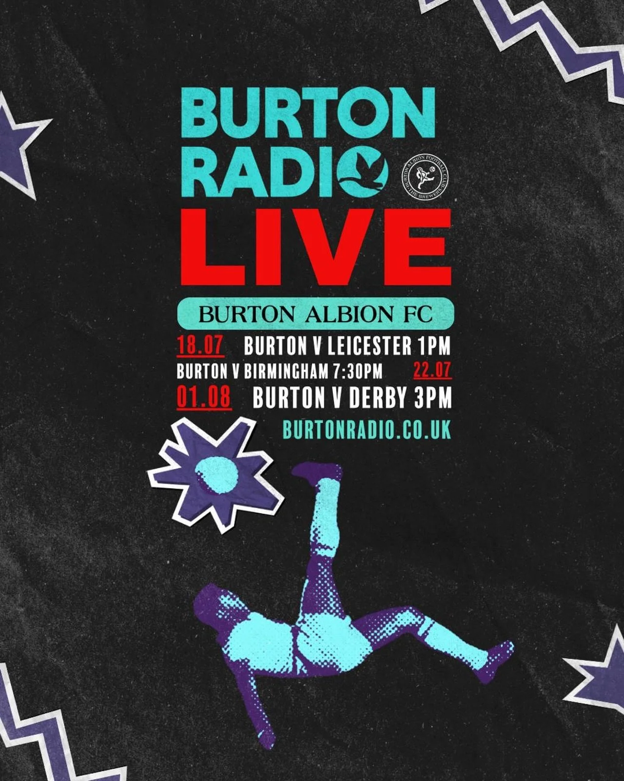 Take me home, Derby Roadddd! 

Local Sports Brew Team are commentating the next @burtonalbionct fixtures LIVE‼️⚽️

If you can&rsquo;t make it to a game, then don&rsquo;t worry cause we&rsquo;ve got your back! Date &amp; Times on the post ⬆️

Listen l