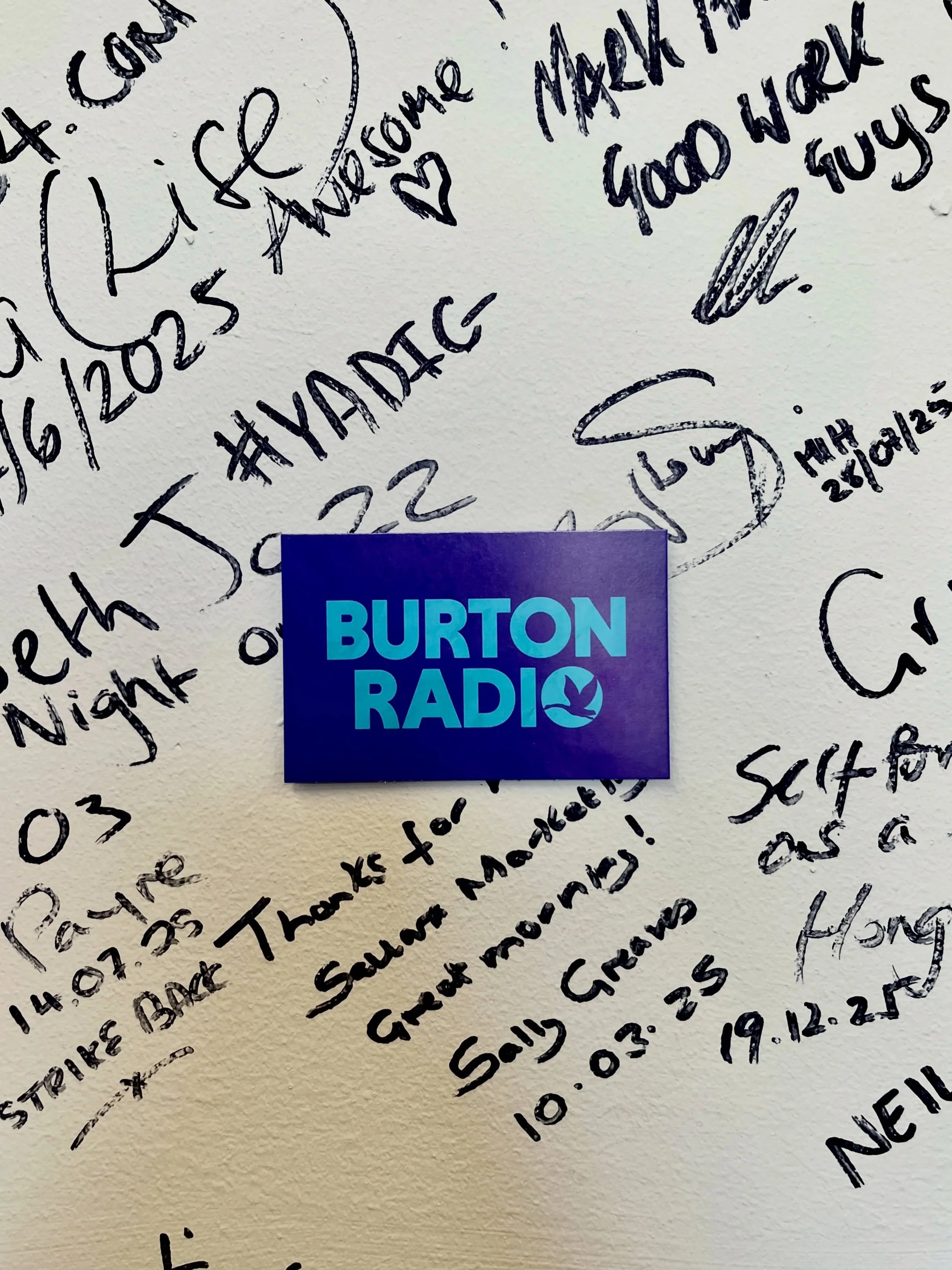 Our new business cards 🤭 Giving you all the info on where to find us!

#burtonradio #burtonupontrent #radioapp #burtonradioapp #communityradio