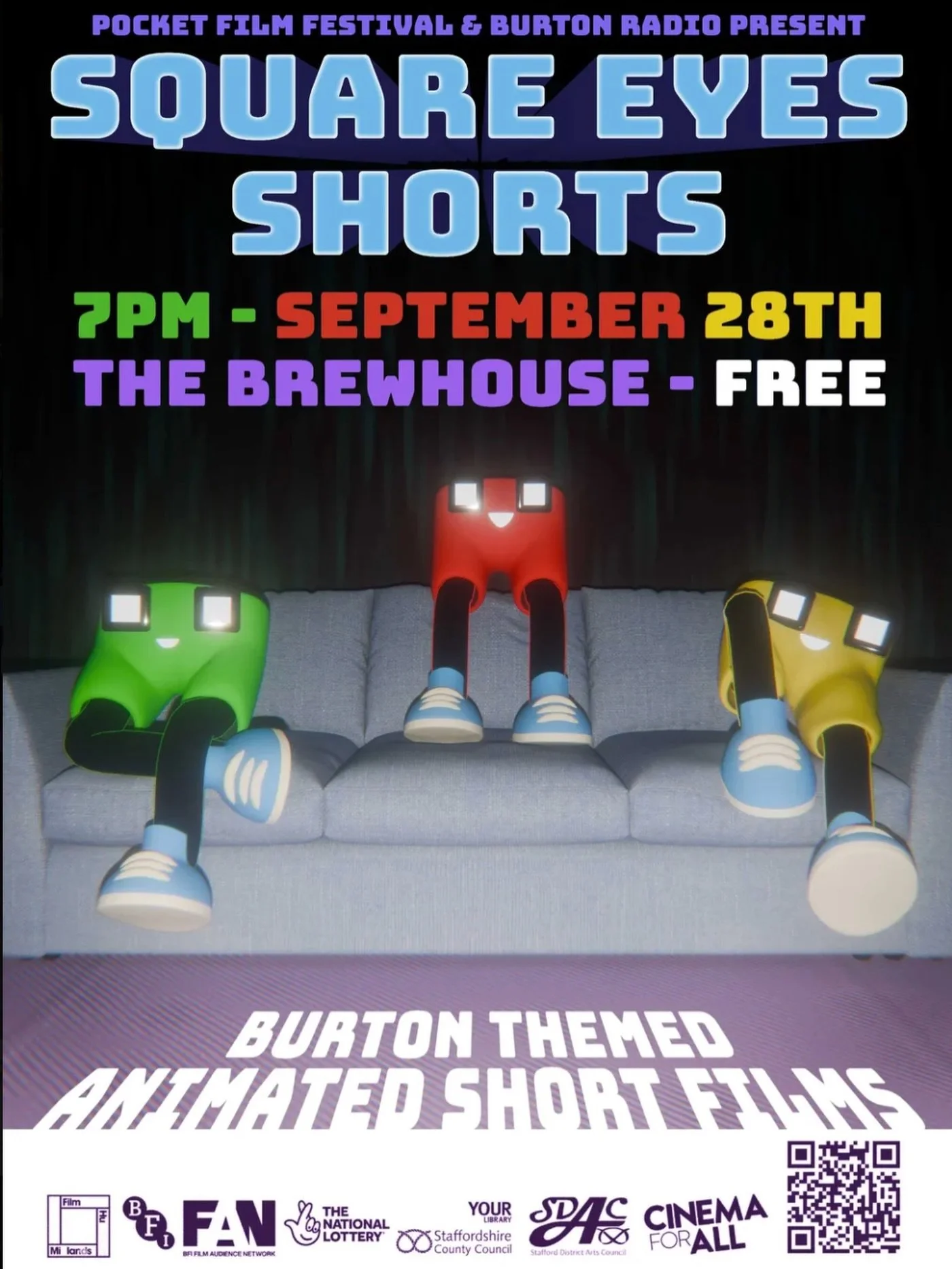 Do you not Tim Burton? Zack Dorn? Or just animated chaos??
Well @pocketfilmfestival &amp; our @_squareeyes_ are bringing a slice of artistic culture to The Brewhouse! 🎬
 
Find out more on @brewhouseartscentre website!

#burtonradio #burtonupontrent 