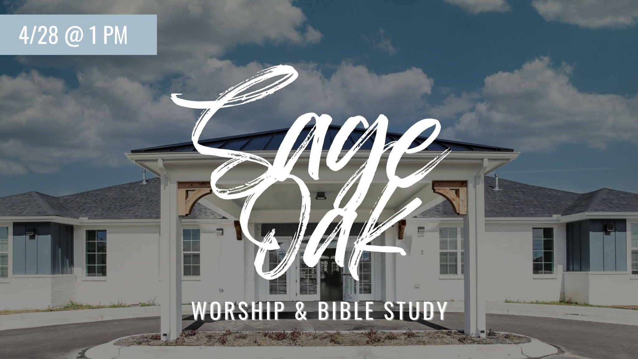 The residents of Sage Oak LOVE when our SSBC families join them for worship and Bible study once a month! The only thing missing is YOU! Sunday at 1 pm, we'll be there.