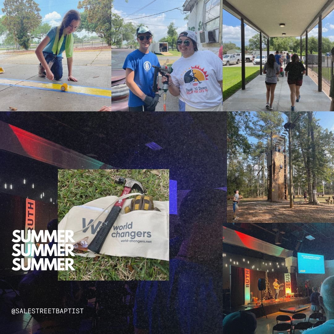 School may be out soon, but our students are gearing up for a busy busy summer! World Changers both here and in Meridian, camps, and lots of hang time are on the calendar. If you have a studens looking to connect and grow in their faith this summer, 