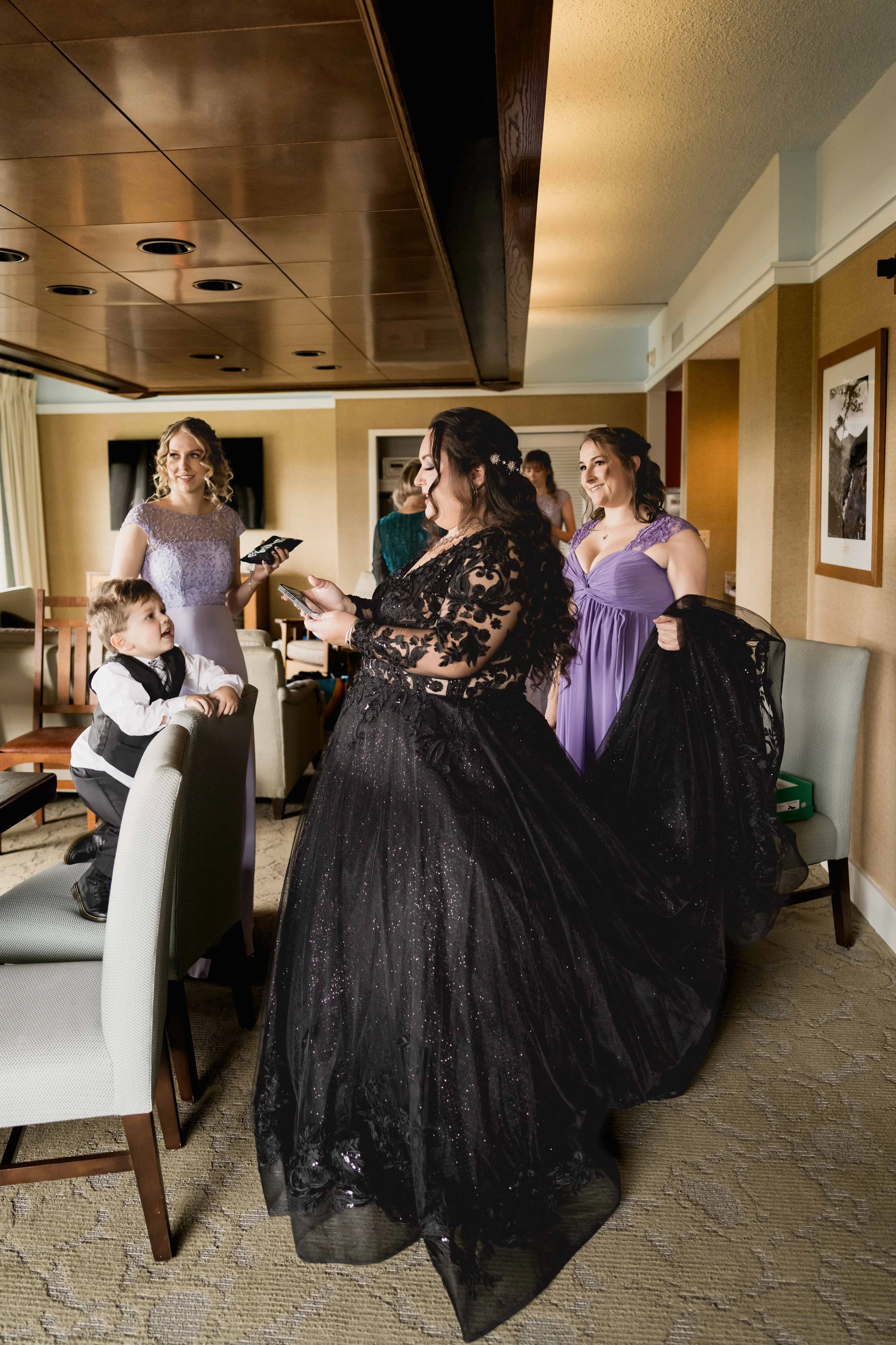 Gothic Inspired Romantic Purple and Burgundy October Wedding in Historic Inn & Spa_NYC Wedding Photographers-48.jpg