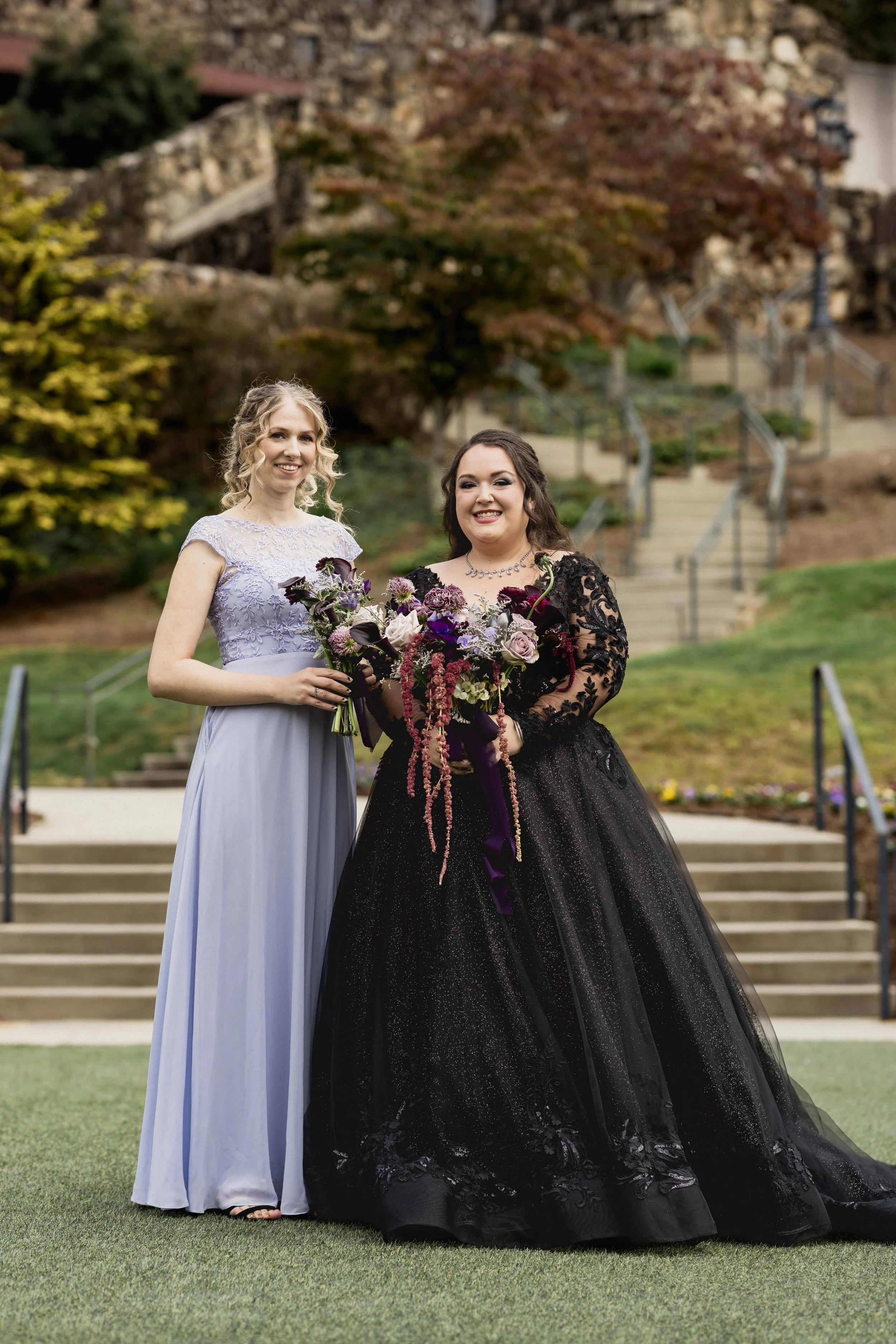 Gothic Inspired Romantic Purple and Burgundy October Wedding in Historic Inn & Spa_NYC Wedding Photographers-69.jpg