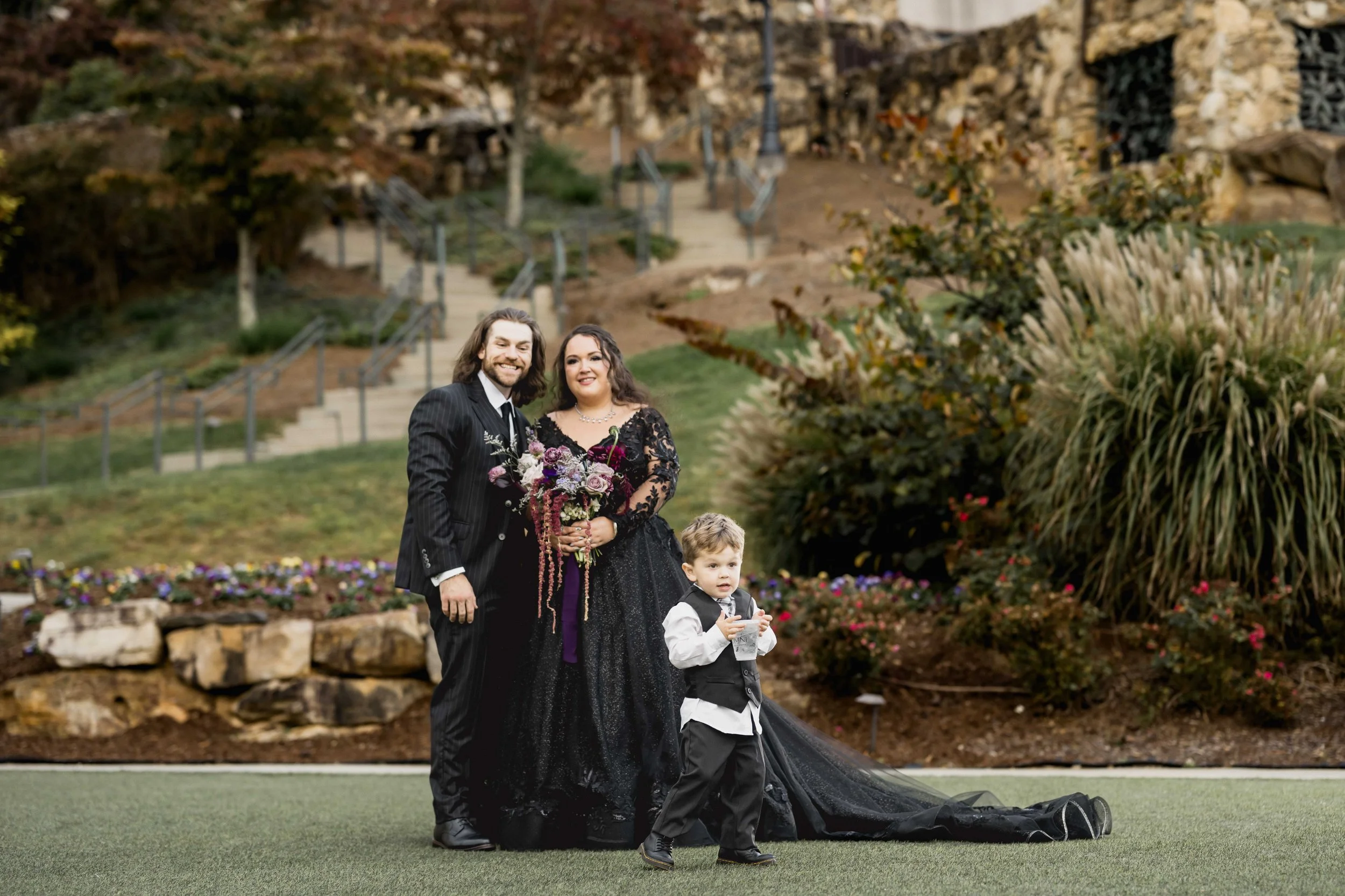Gothic Inspired Romantic Purple and Burgundy October Wedding in Historic Inn & Spa_NYC Wedding Photographers-169.jpg