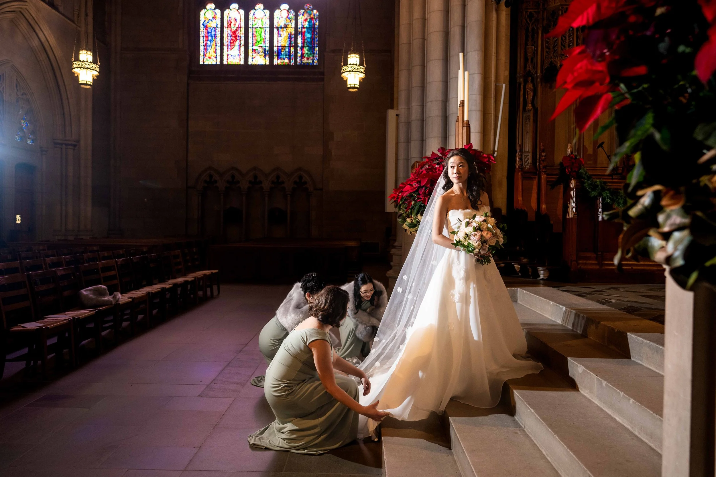 Duke Chapel Wedding_Winter Wedding at Aria Event Center_Raleigh Wedding Photographer-36.jpg