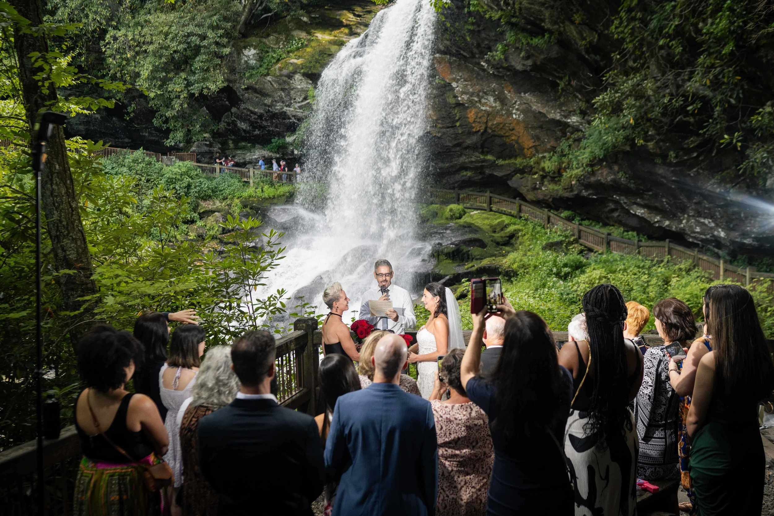 Intimate waterfall wedding with family_waterfall wedding in new york_elopement photographers in new york-7.jpg