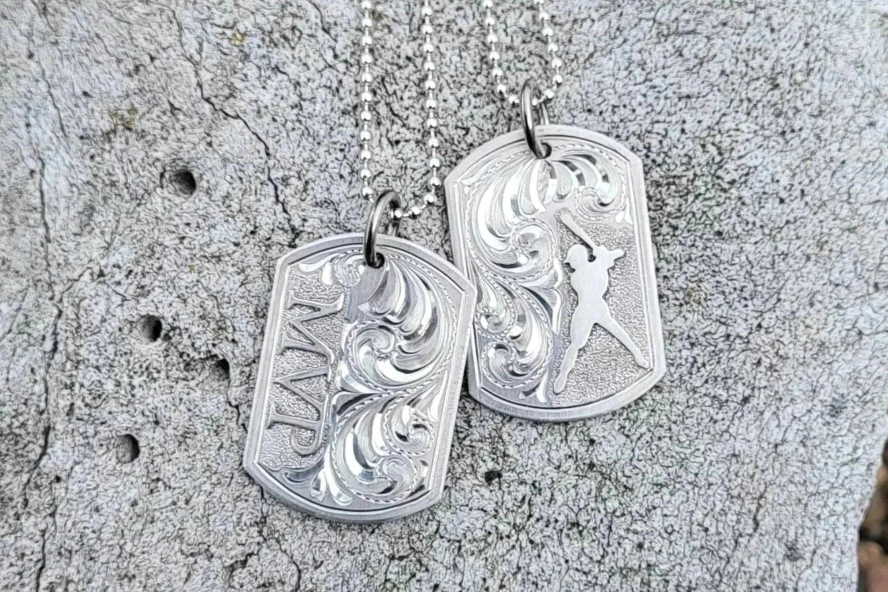 Sterling Silver MVP Pendants