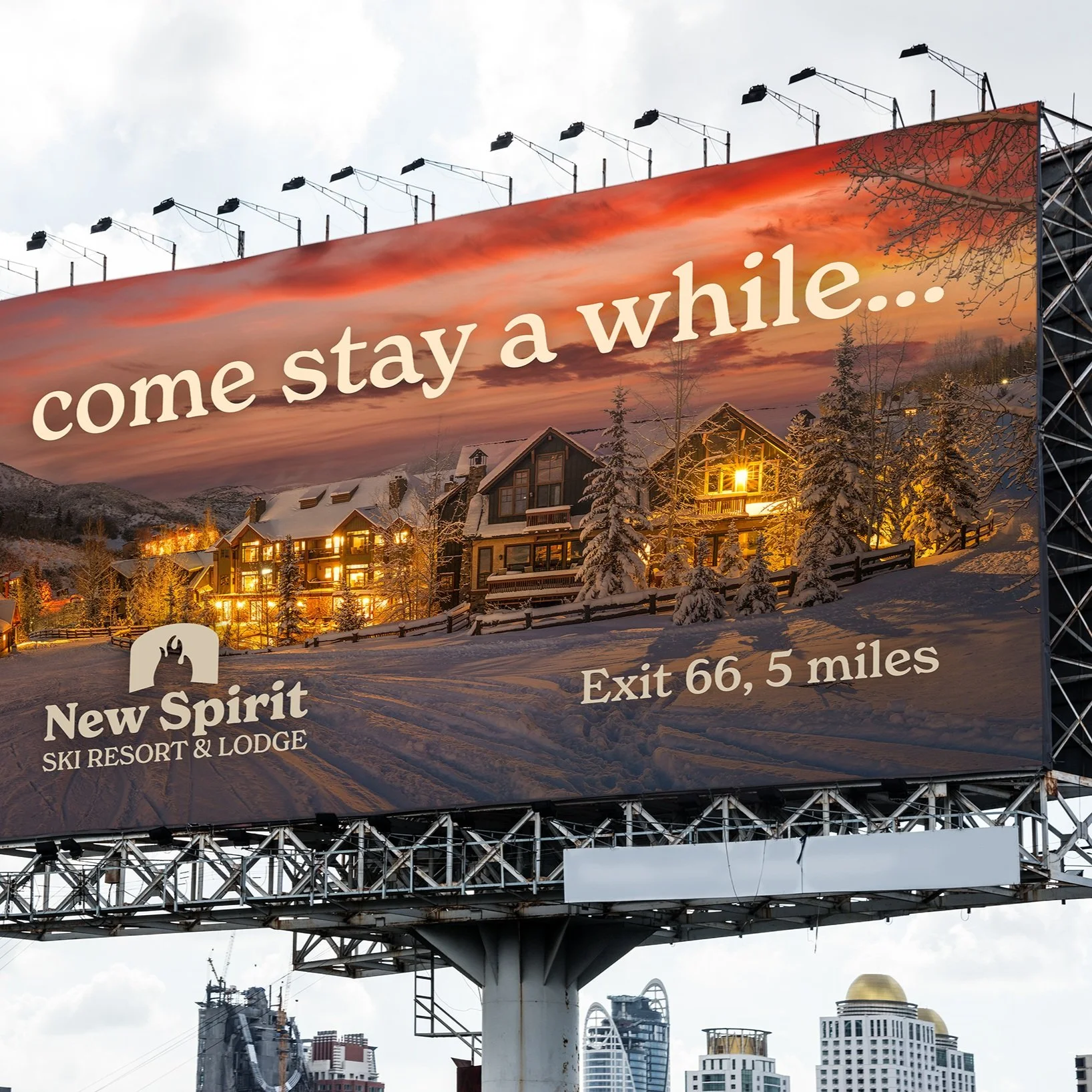 New Spirit Ski Resort & Lodge Brand Identity
