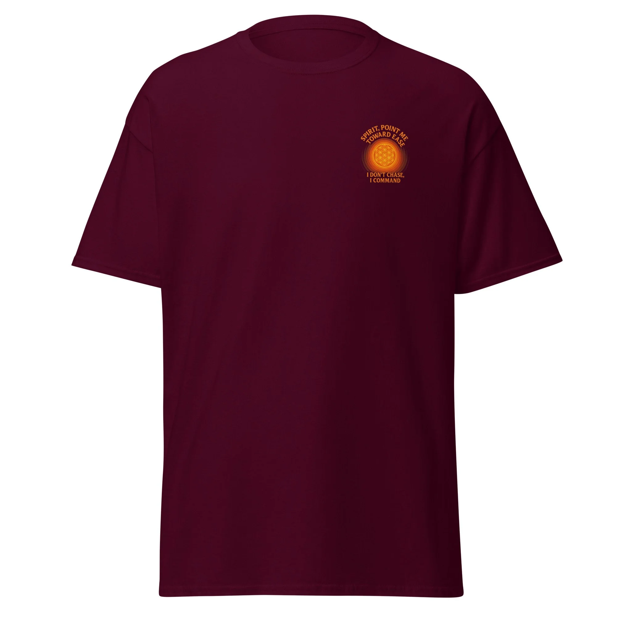 unisex-classic-tee-maroon-front-6882c99e54336.jpg