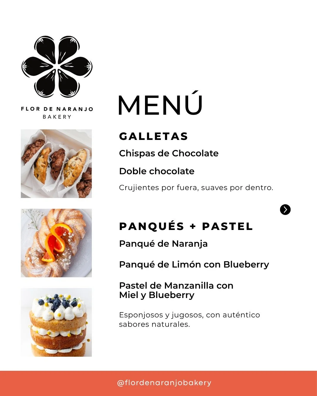 Hay un antojo para cada momento 🍪✨
En Flor de Naranjo encontrar&aacute;s desde nuestros cl&aacute;sicos de siempre, pasando por los sabores de temporada, hasta opciones saludables hechas con ingredientes naturales y mucho amor.

Cada receta est&aacu