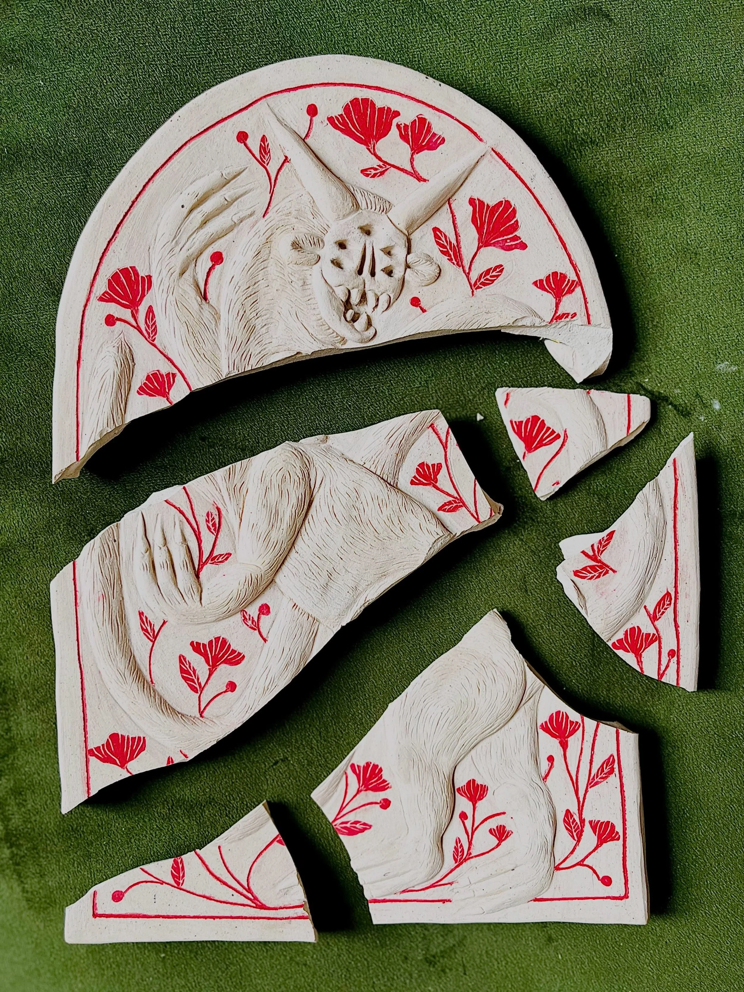 I was totally devastated when I broke this piece, but somehow I found myself in my studio the very next morning redoing it in another form. I really surprised myself. I&rsquo;m still proud of past me for building instead of wallowing. Although I do l