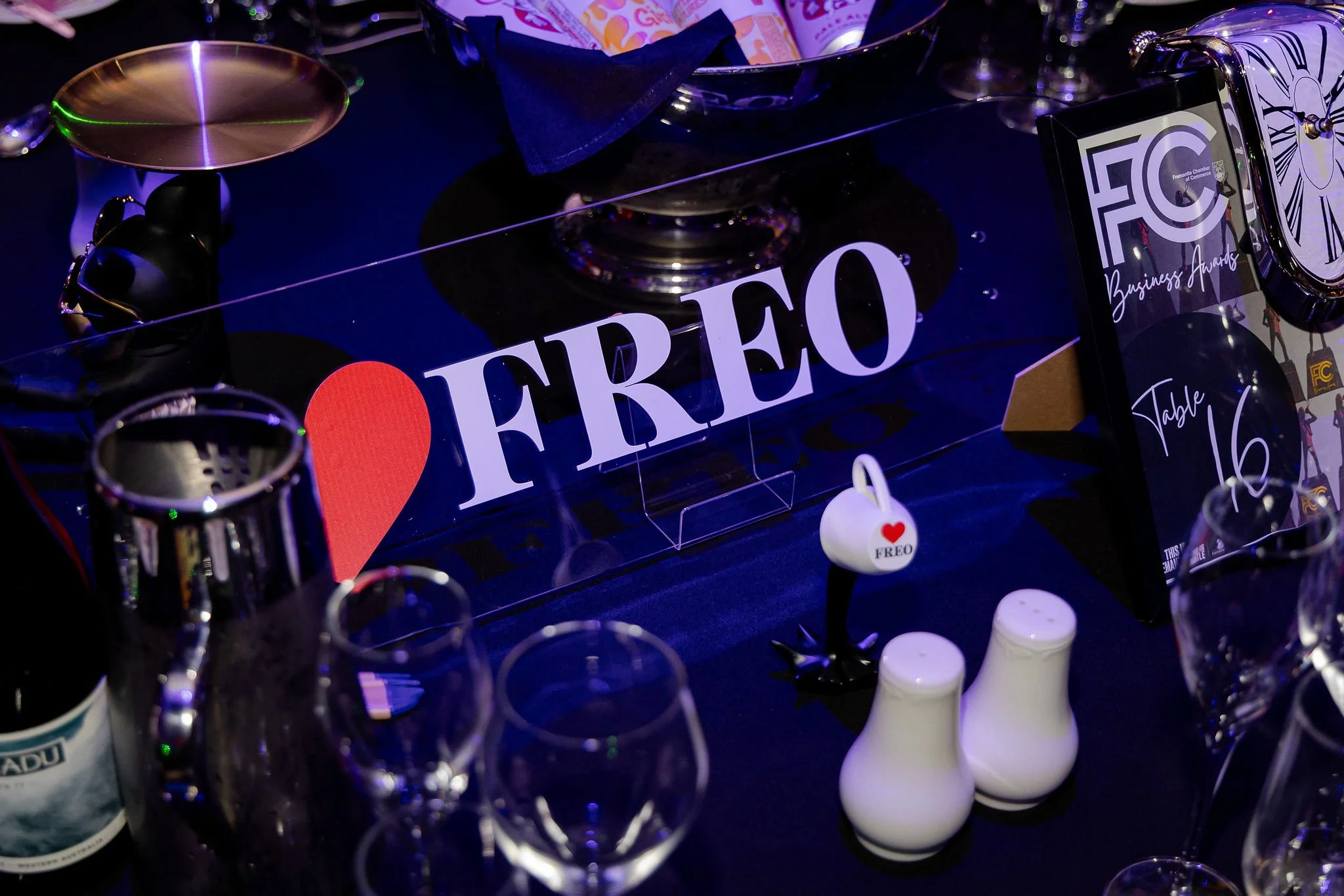 Heart Freo Skateboard deck table styling Fremantle Business Awards