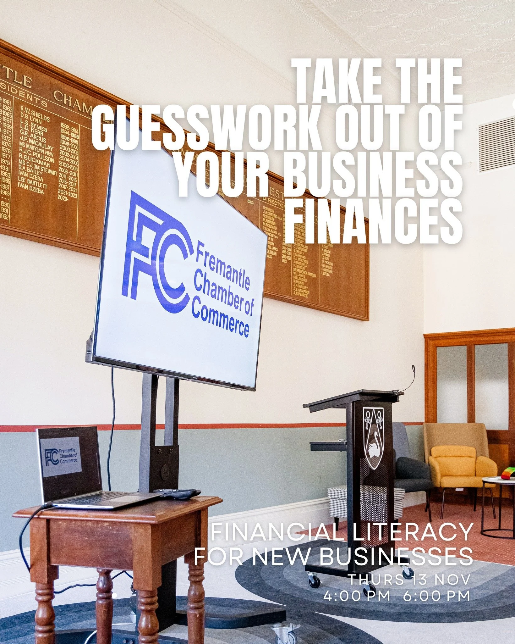 Your business finances don&rsquo;t have to be a mystery.

Join us in two weeks and learn how to make the numbers work for you.

Free for members &mdash; register today via event link in bio.

#FremantleBusiness #ChamberEvents #FremantleChamber #Busin
