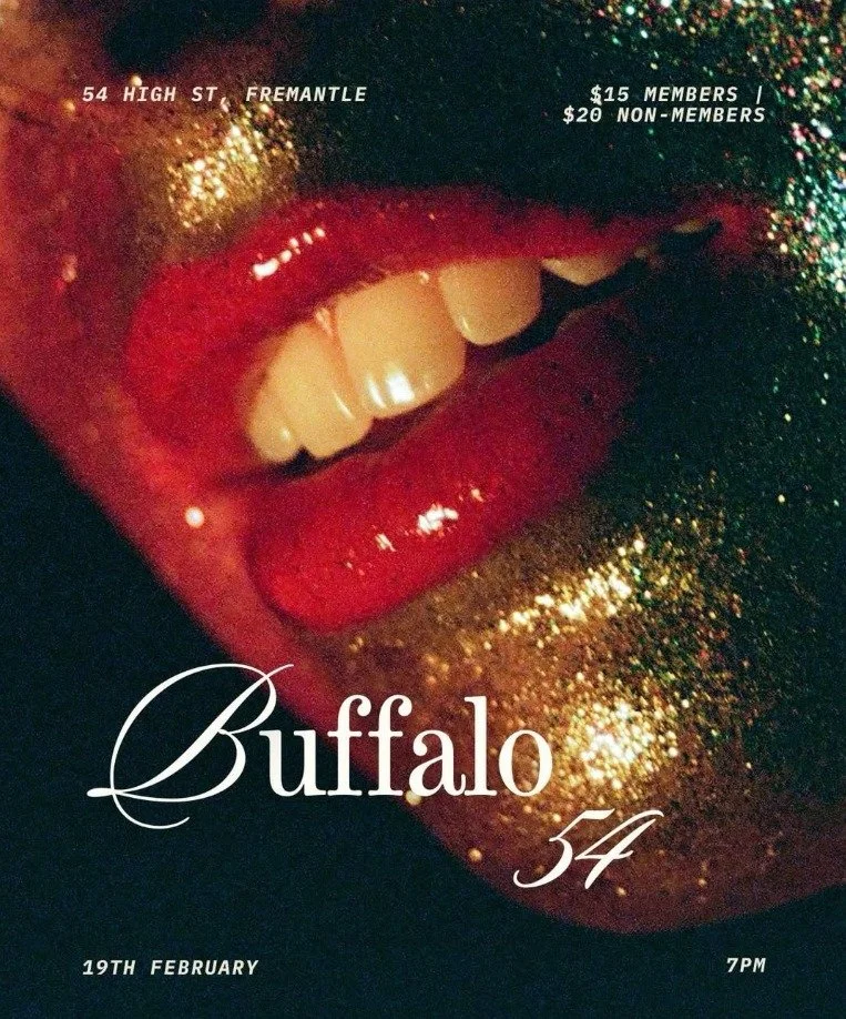 A fashion first for Fremantle! ✨
The Fremantle Buffalo Club proudly presents its very first (proper) fashion show &mdash; featuring Curtin Fashion Graduates, Oso Millinery &amp; an incredible creative lineup.
Expect bold looks, great music, and a nig