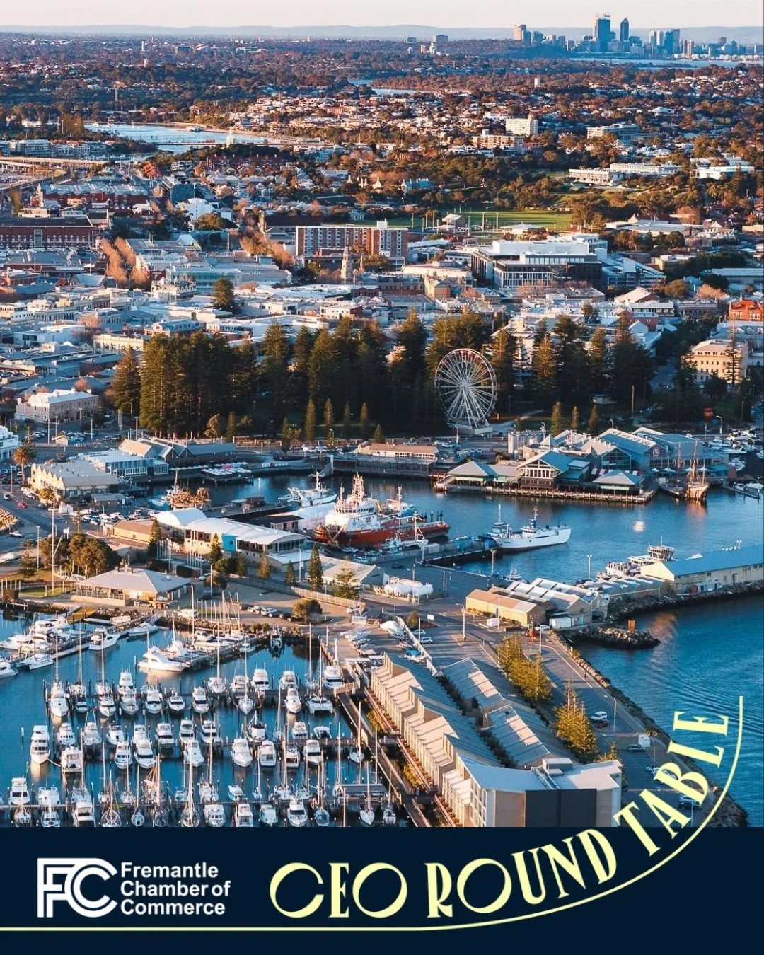 🚨Limited Seats Remaining!🚨
This is your chance to connect directly with the decision-makers shaping Fremantle&rsquo;s future. Make your voice count at the FCC CEO Members Round Table! 💬💙
🗓️ 12 March | ⏱️ 1&ndash;2pm | 📍 Fremantle Chamber of Com