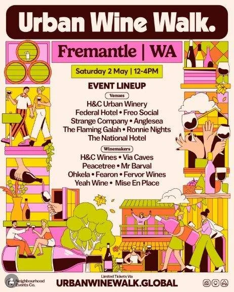 A wine walk through Freo? Say less. 🍷✨
The @urbanwinewalk is landing in Fremantle for two massive weekends! Stroll between some of our fave Freo venues while tasting incredible wines from WA &amp; beyond.
Tickets are available now! Head to www.urban