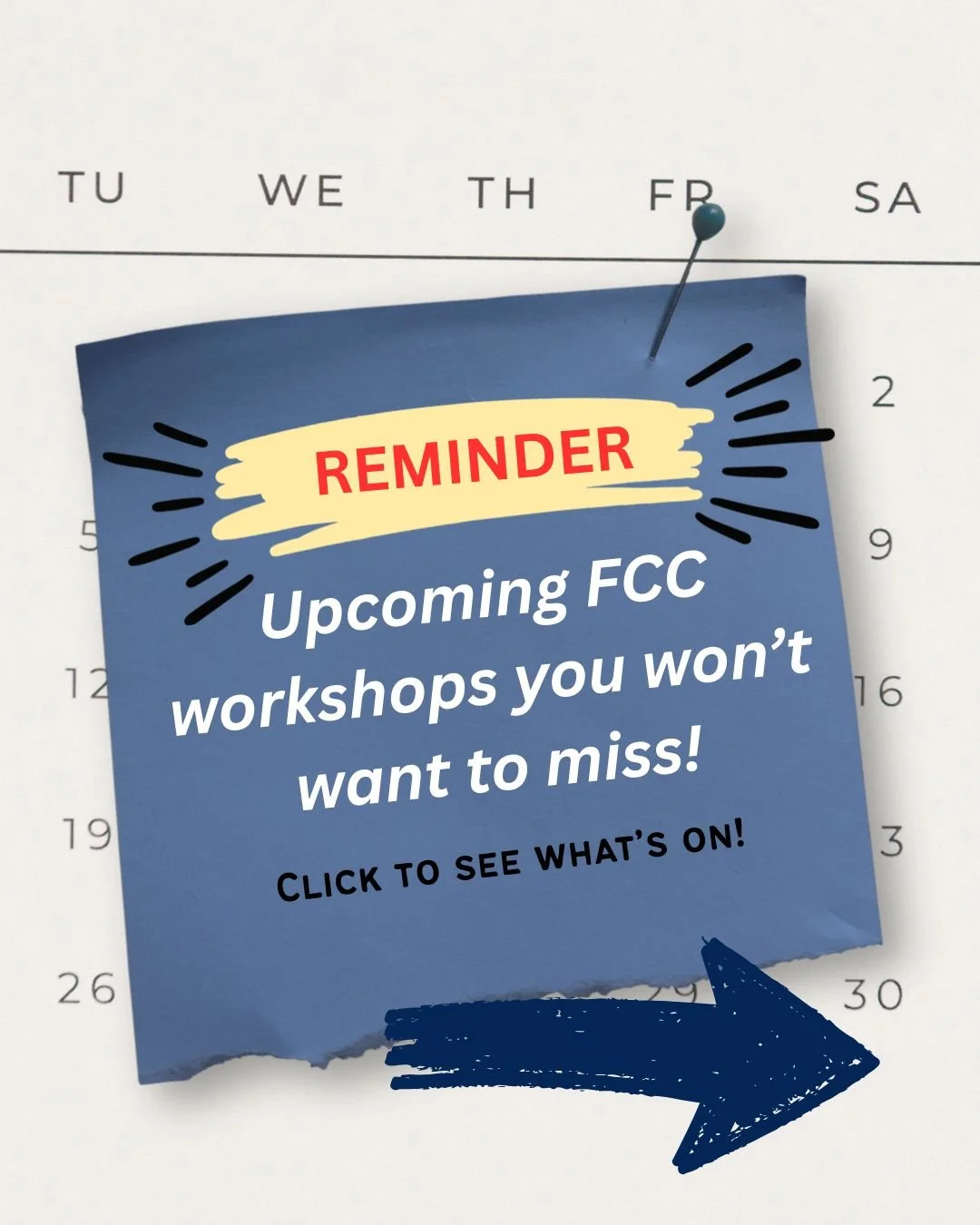 Looking to sharpen your skills or spark new ideas? 💡
Our upcoming FCC workshops are all about helping Freo businesses stay inspired, informed &amp; connected this April &amp; May.
Think fresh ideas, real conversations &amp; practical takeaways you c