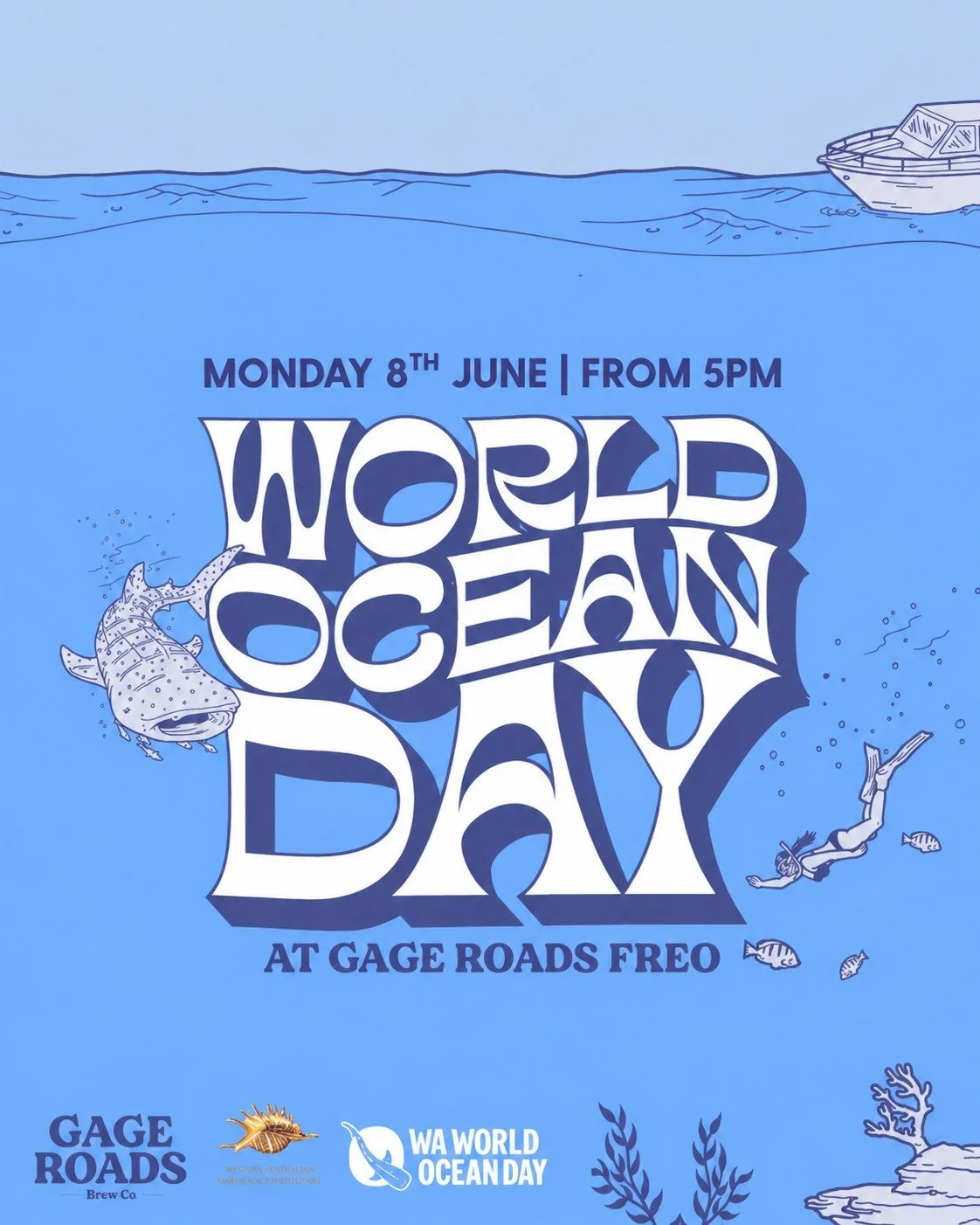 Celebrate World Ocean Day at @gageroadsfreo 🌊🍺
An evening by the water filled with ocean stories, connection &amp; community ✨
Expect powerful panel conversations to live music, interactive art &amp; a limited-edition brew!🍻
🗓️ 8 June | Free Entr