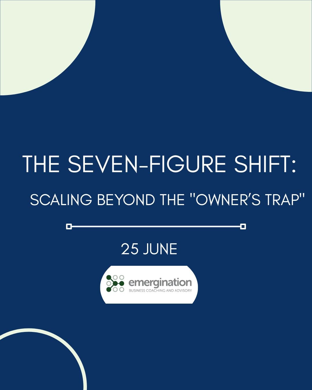 ✨ Ready to stop working in your business and start working on it? Join us at FCC's workshop The Seven‑Figure Shift on 25 June!
Learn from Justin Davies of Emergination for strategies that actually move the needle. 🚀 
Link in bio!👉
#freochamber #fre