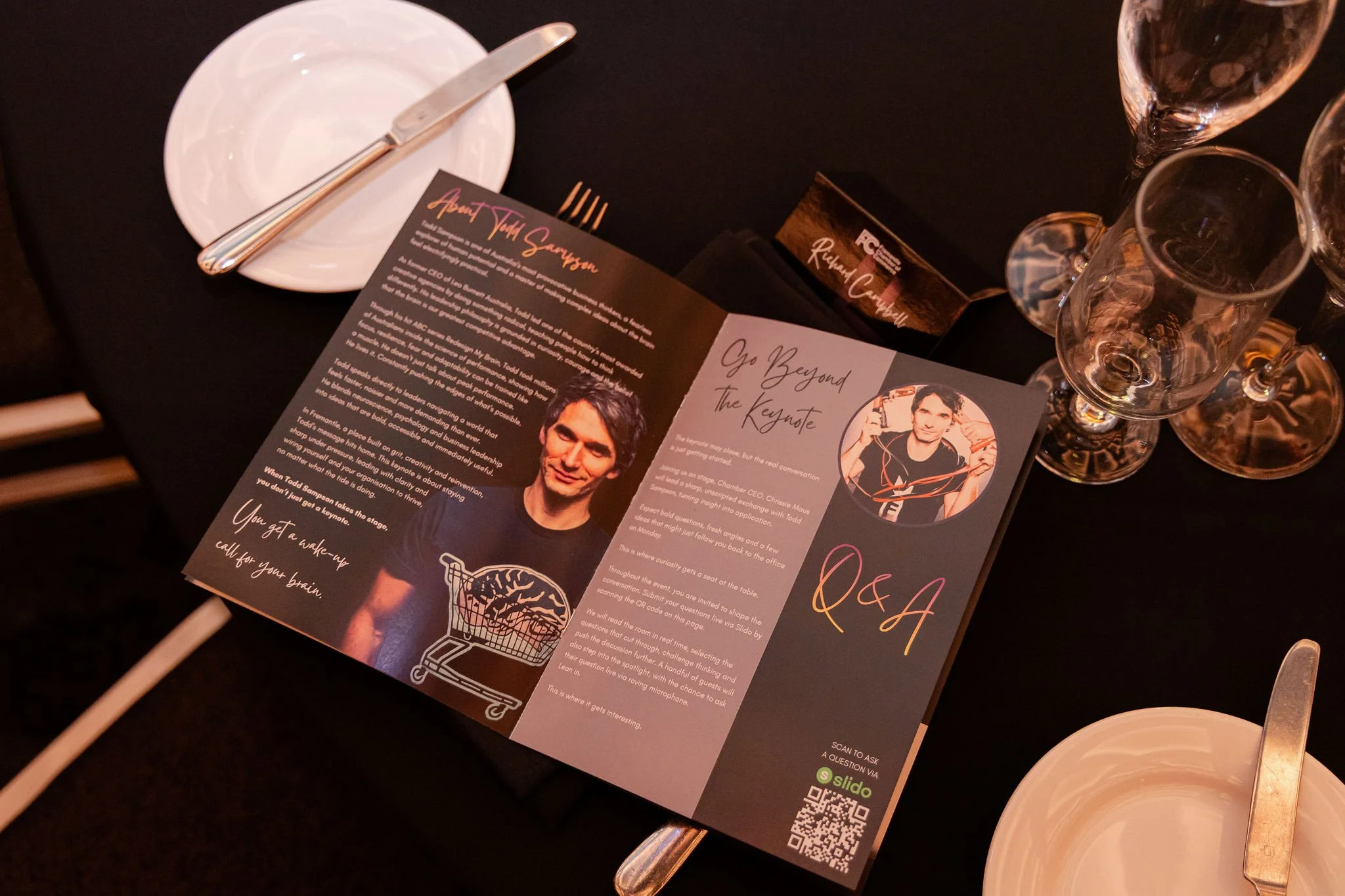Wired to Win Leaders Lunch with Todd Sampson Event Program