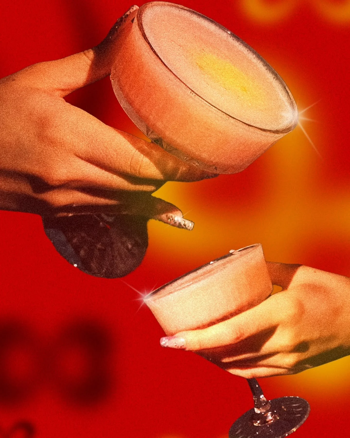 ✨ QUEER CAVIAR ✨
she's a frozen spritz featuring some stunning native ingredients:

🍑 davidson plum aperitif
🍋 limoncello
🍾 bubbles
&hearts;️ raspbery
🍋&zwj;🟩 finger lime caviar

this icy little number will only be around til the end of mardi gr