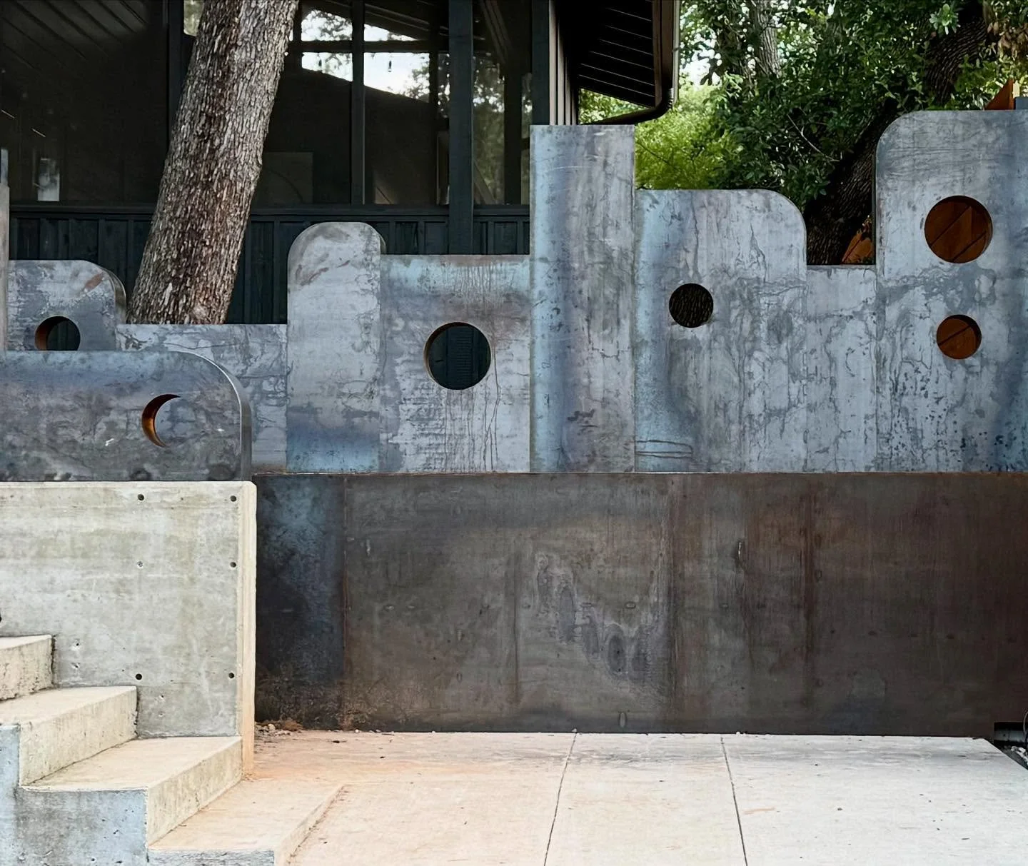 Planter sculpture.  Plants coming soon!!