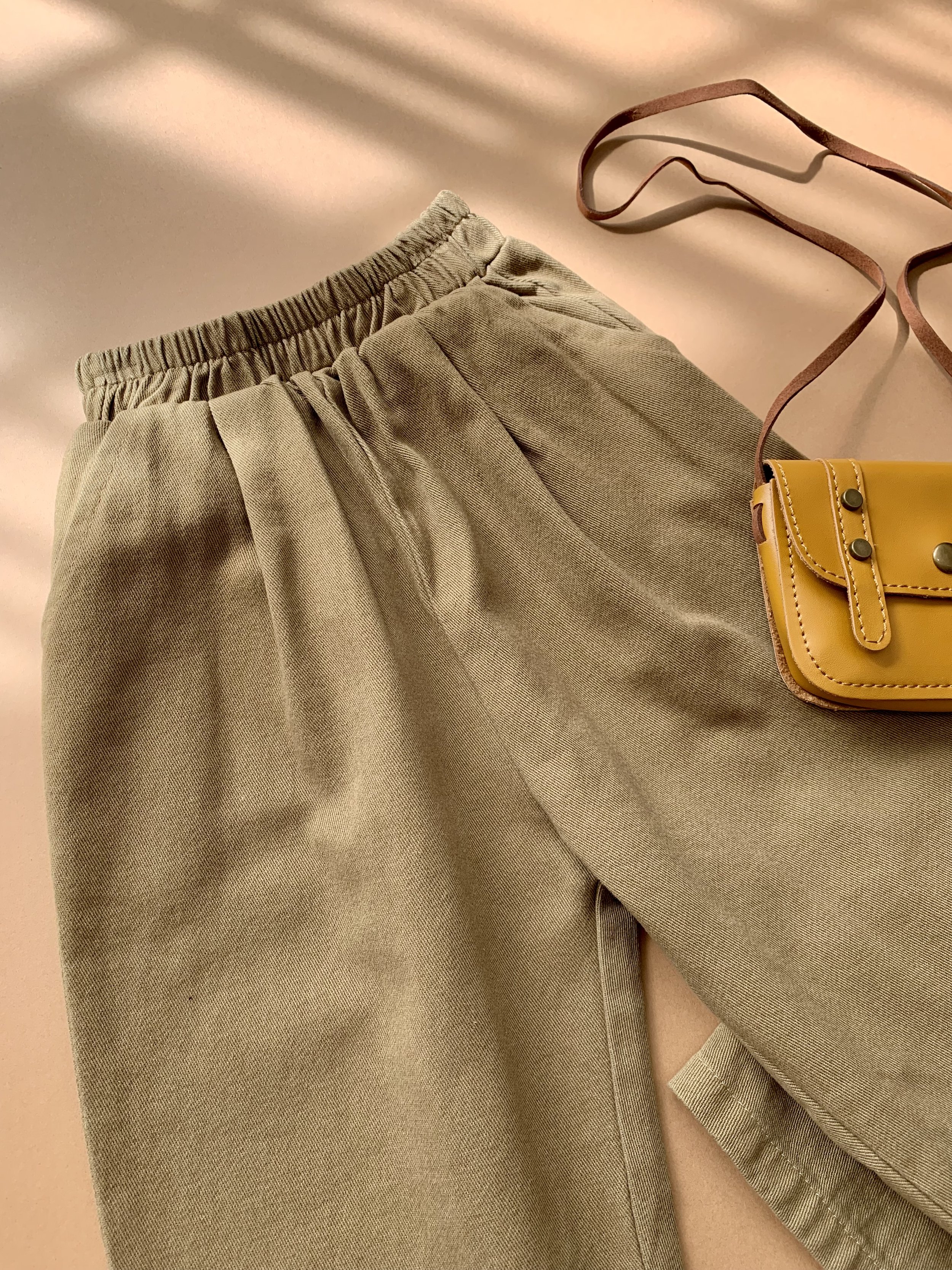Genboku Kidswear Elastic Waist Pants with Pockets