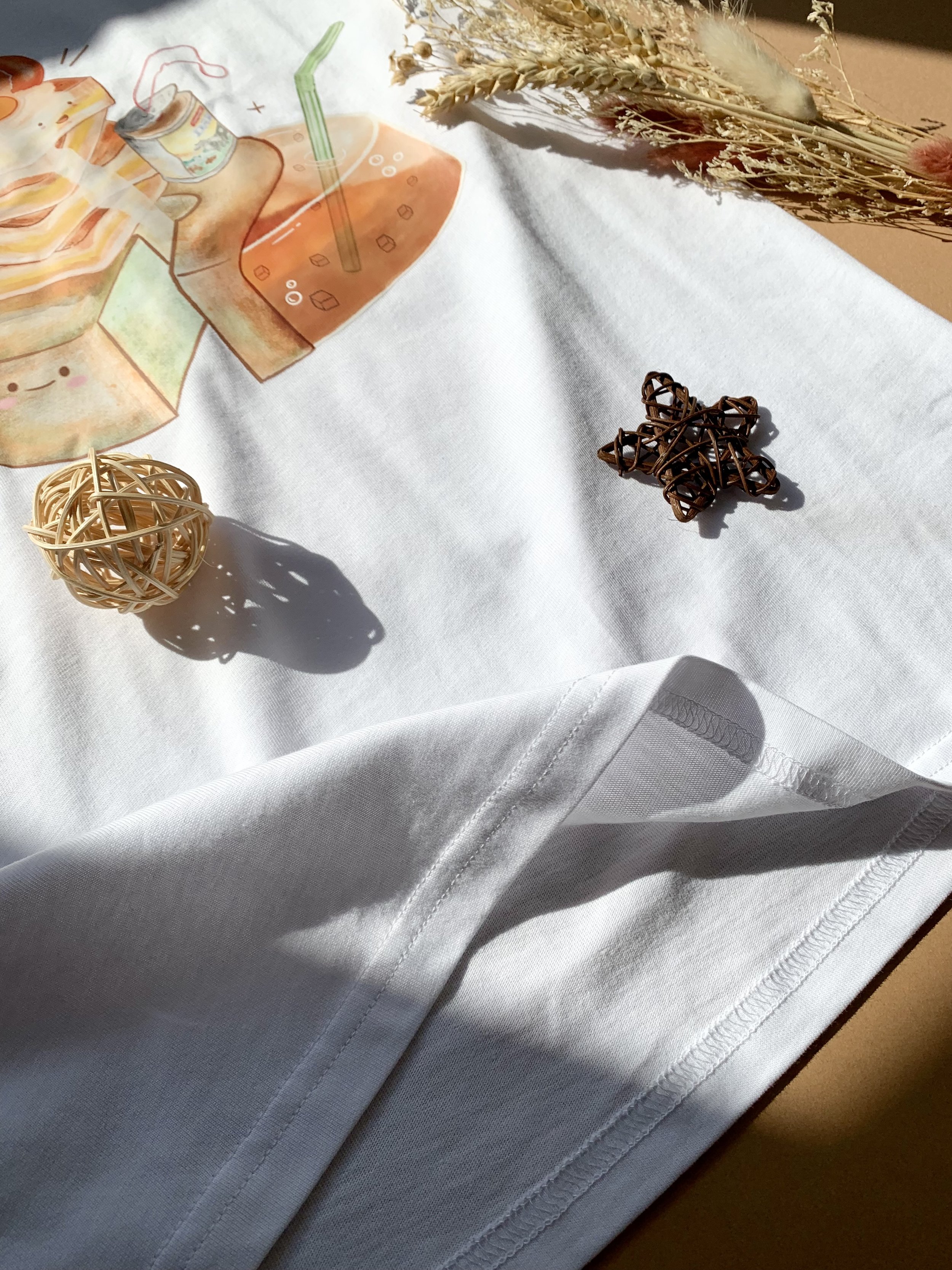 Genboku Adult Cotton Tee Kaya Breakfast