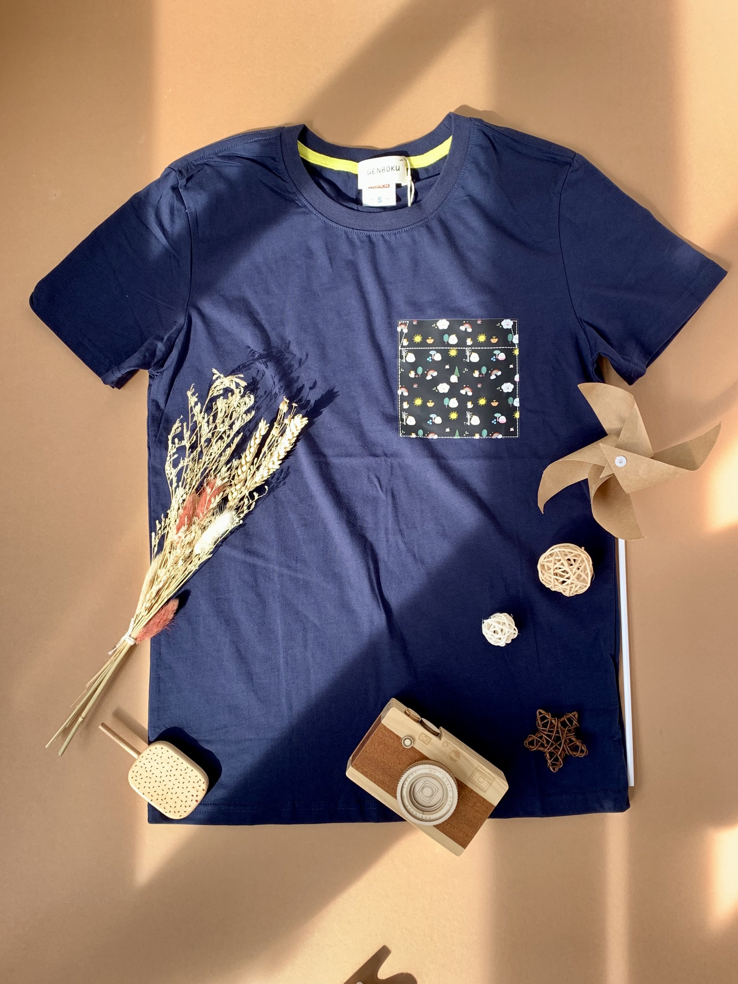 Genboku Adult Cotton Tee Rainbow