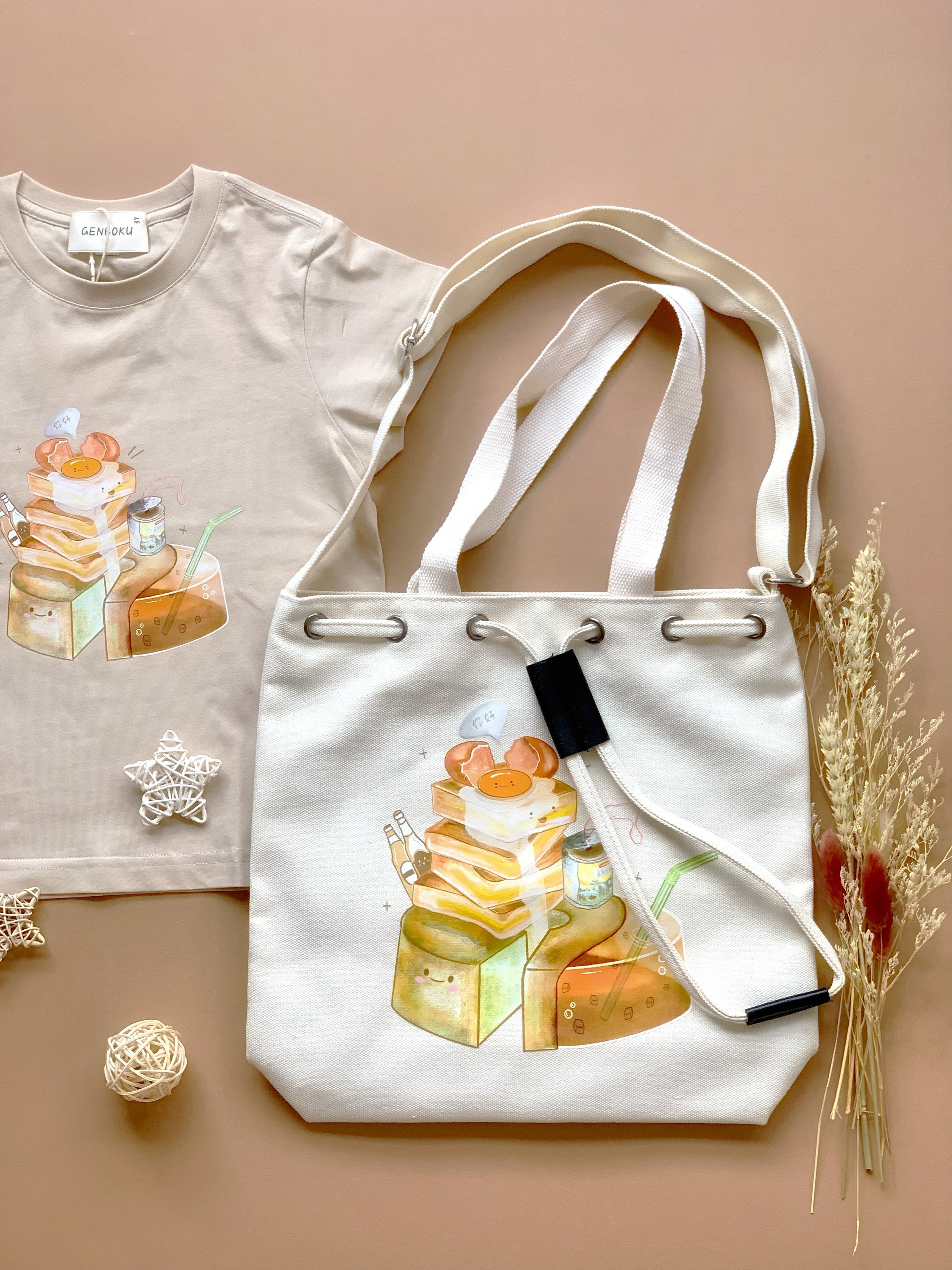 Genboku Tote Bag Singapore Breakfast