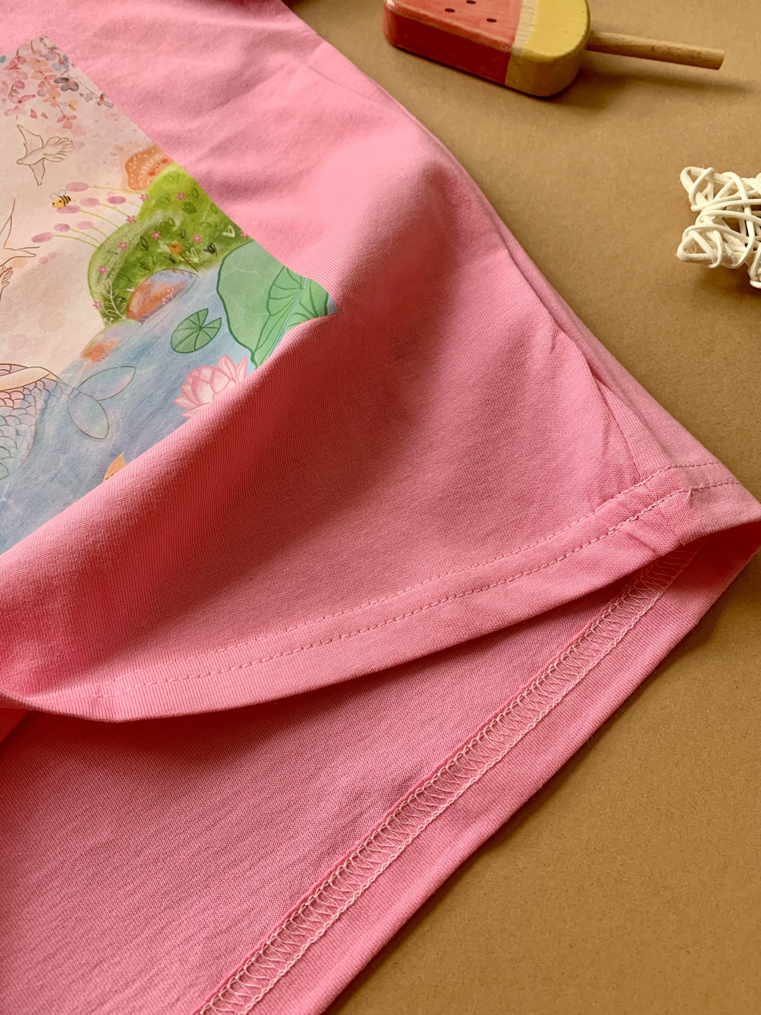 Genboku Kids Cotton Tee River Mermaid
