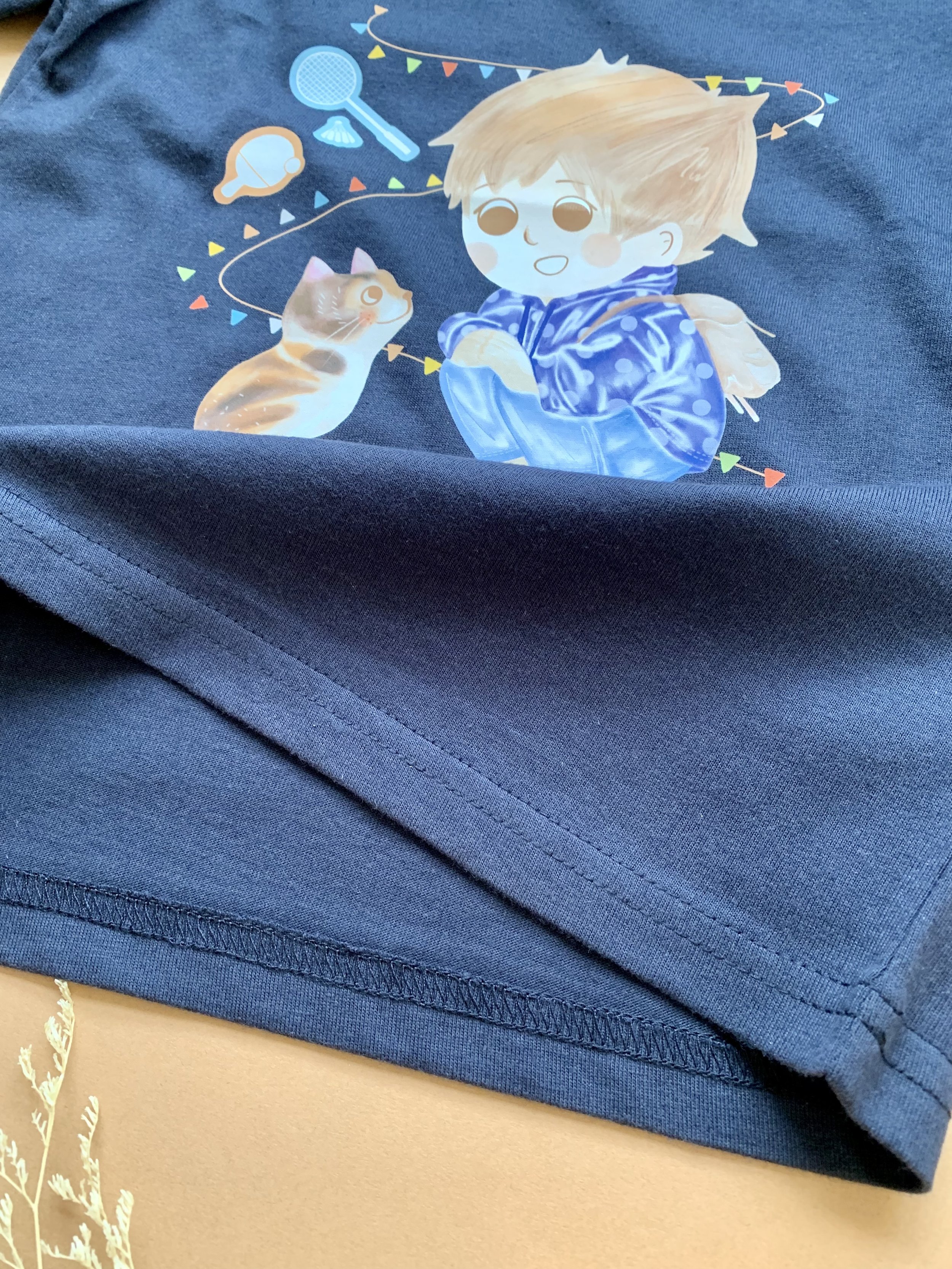 Genboku Kids Cotton Tee My Neighbour Cat