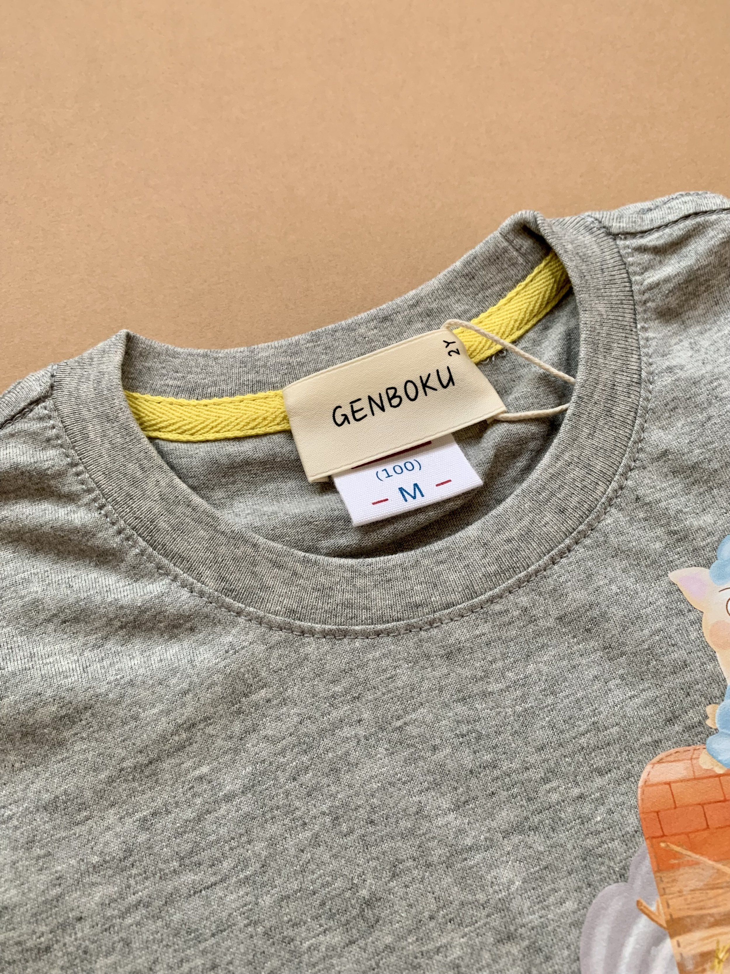 Genboku Kids Cotton Tee The Three Little Pigs
