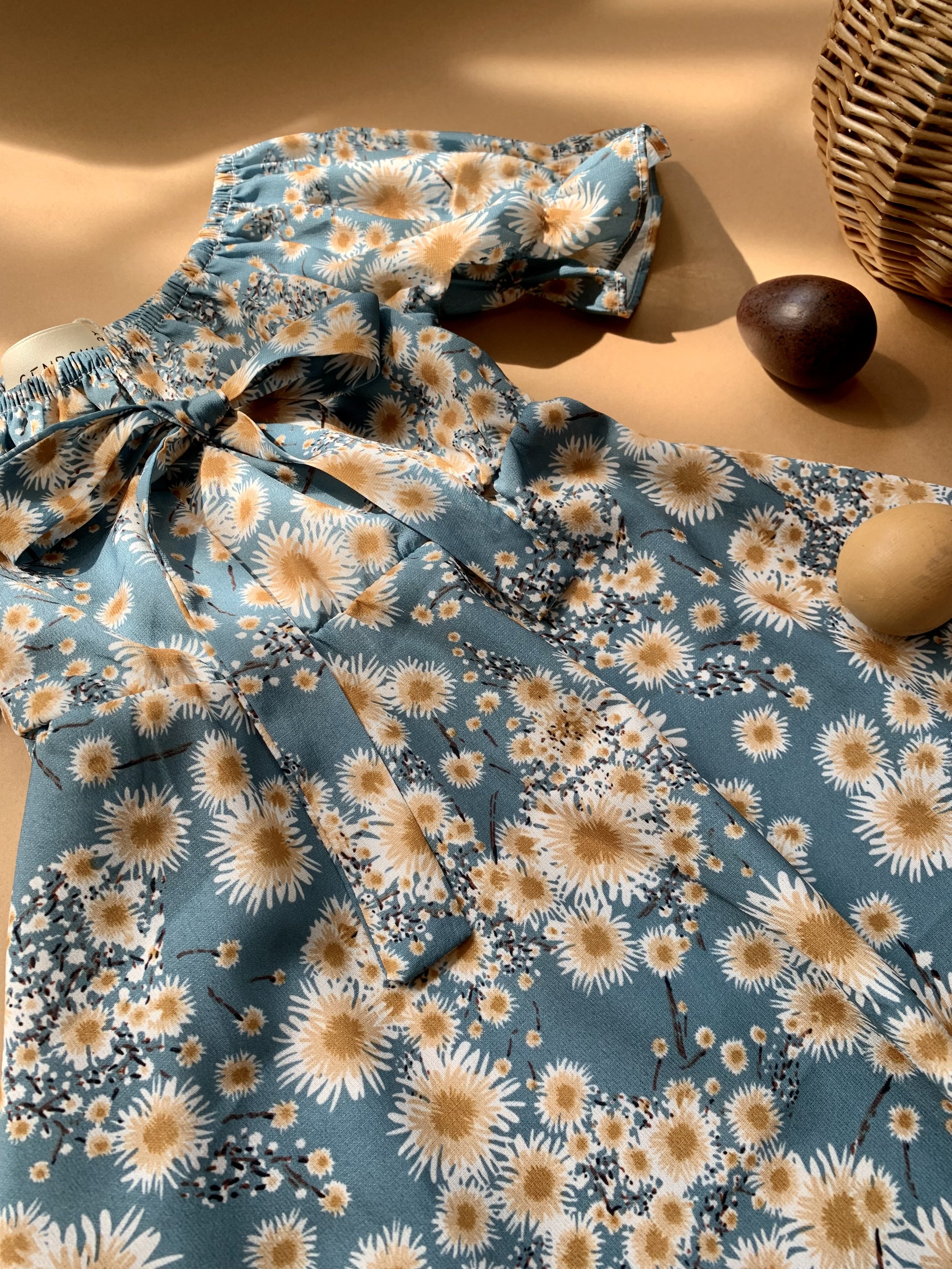 Genboku Kidswear Floral Babydoll Dress