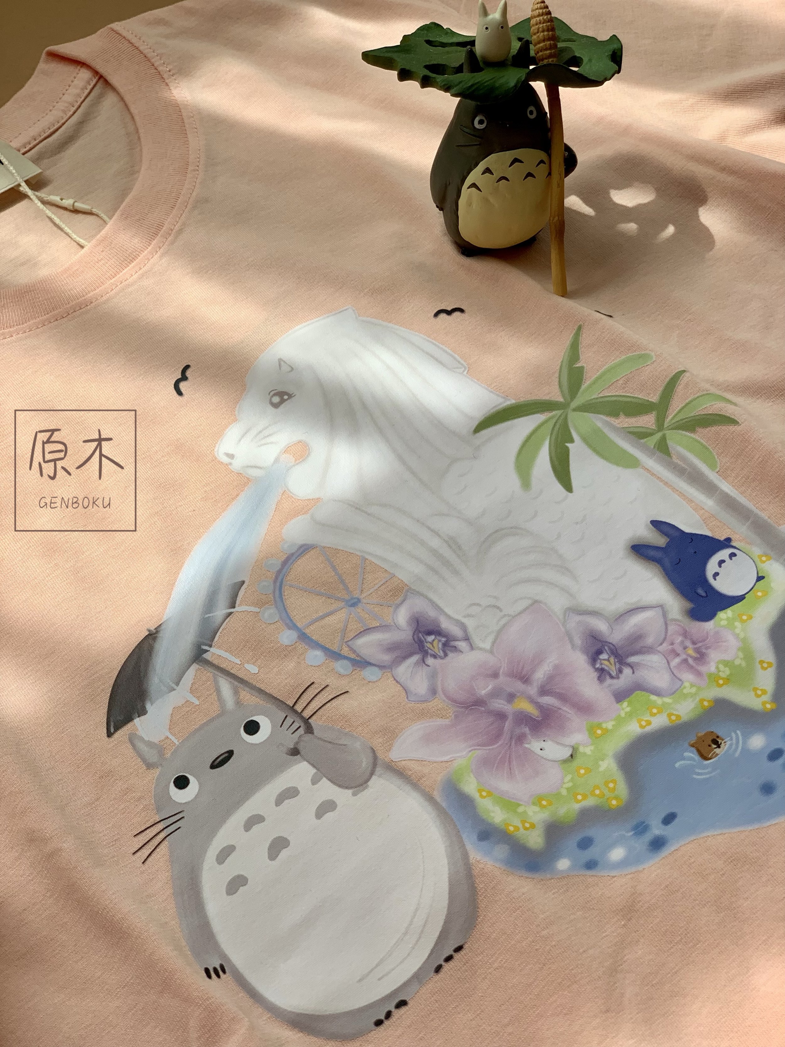 GENBOKU UNISEX COTTON TEE MY LITTLE RED DOT