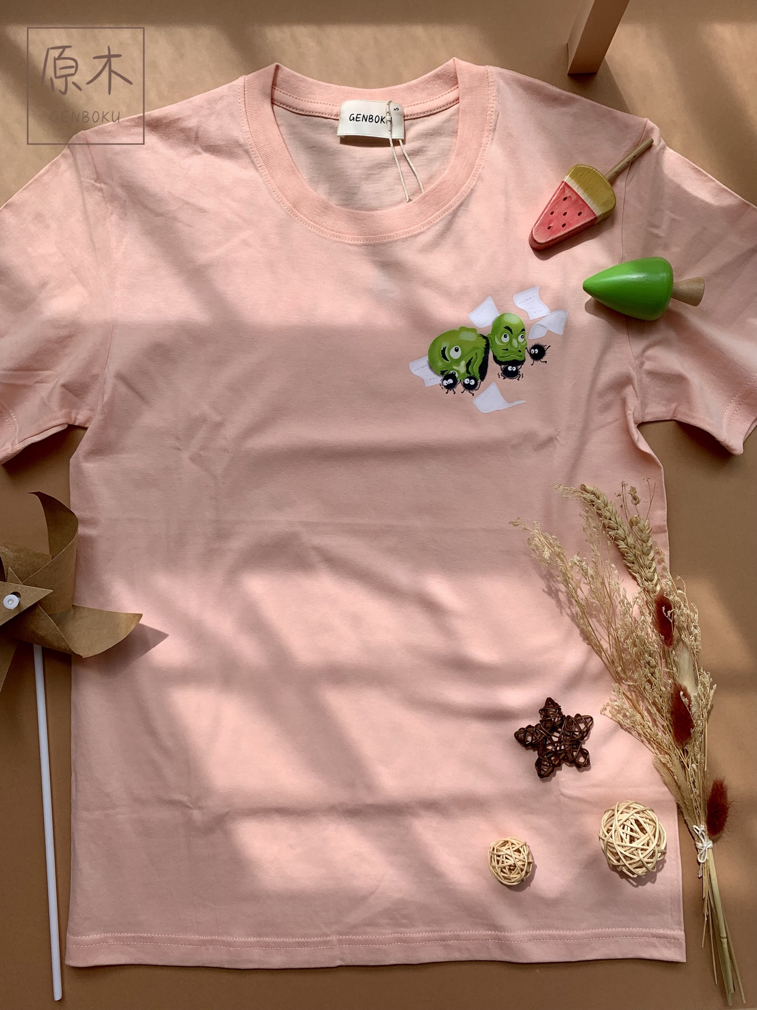 GENBOKU UNISEX COTTON TEE SPIRITED AWAY