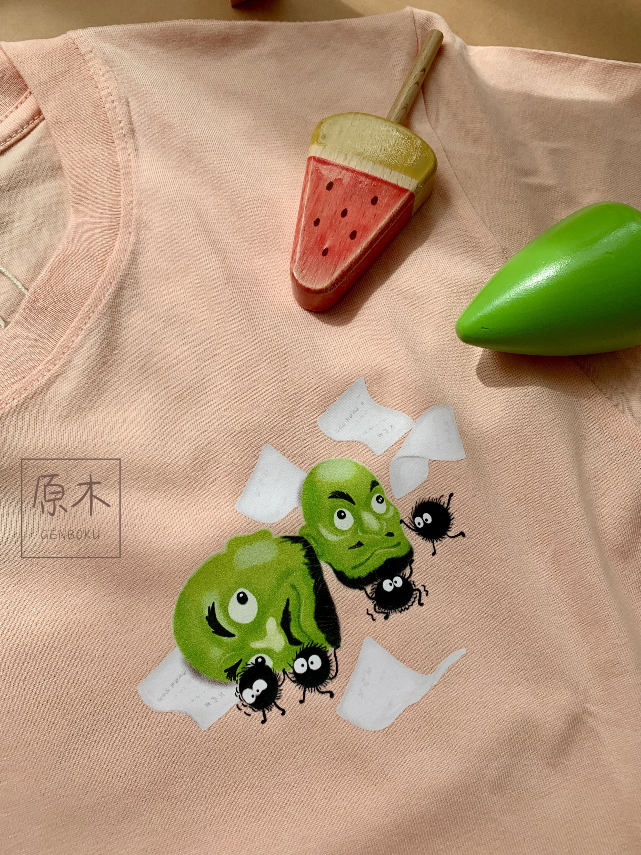 GENBOKU UNISEX COTTON TEE SPIRITED AWAY