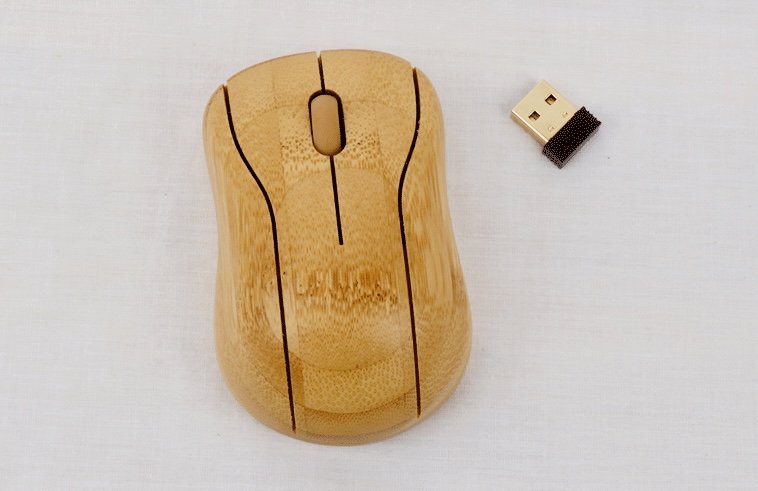 Handmade Bamboo Wireless Mouse