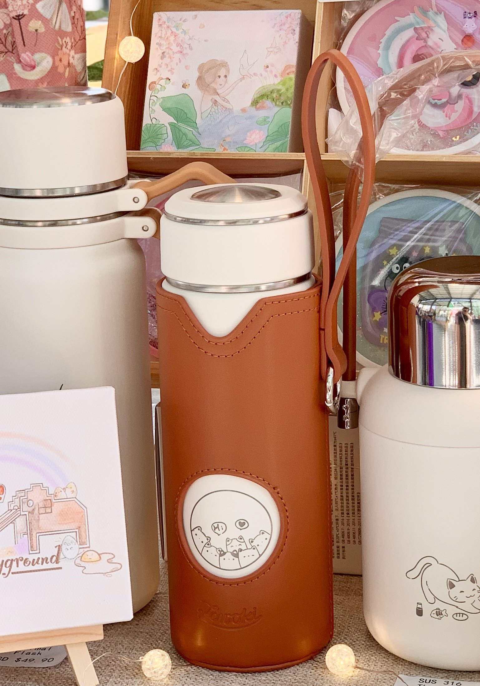 Genboku Thermal Flask Hi Cat SUS 316, 480ml