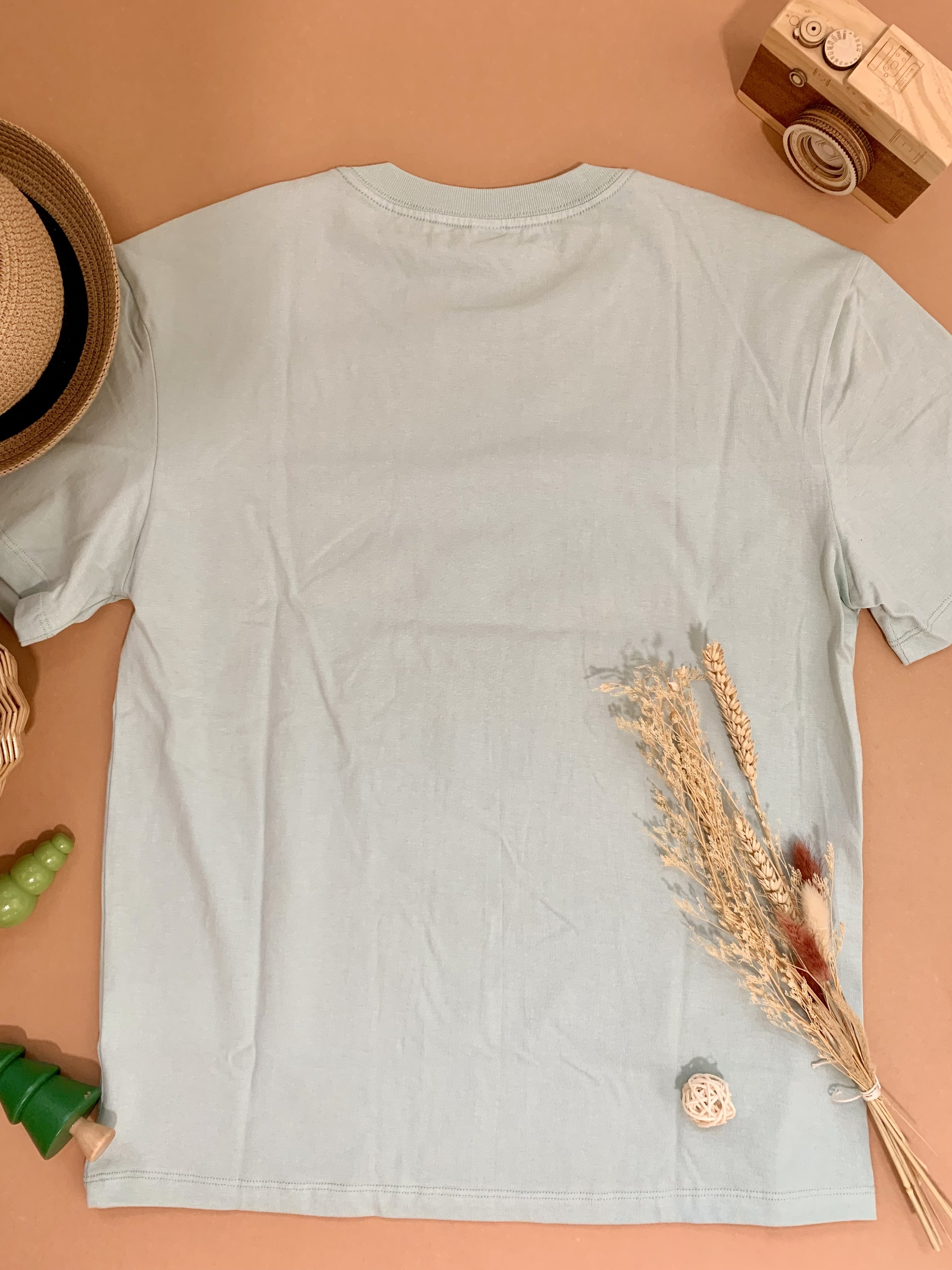 GENBOKU ADULT COTTON TEE MY GREEN CAT BUS 189 SAGE