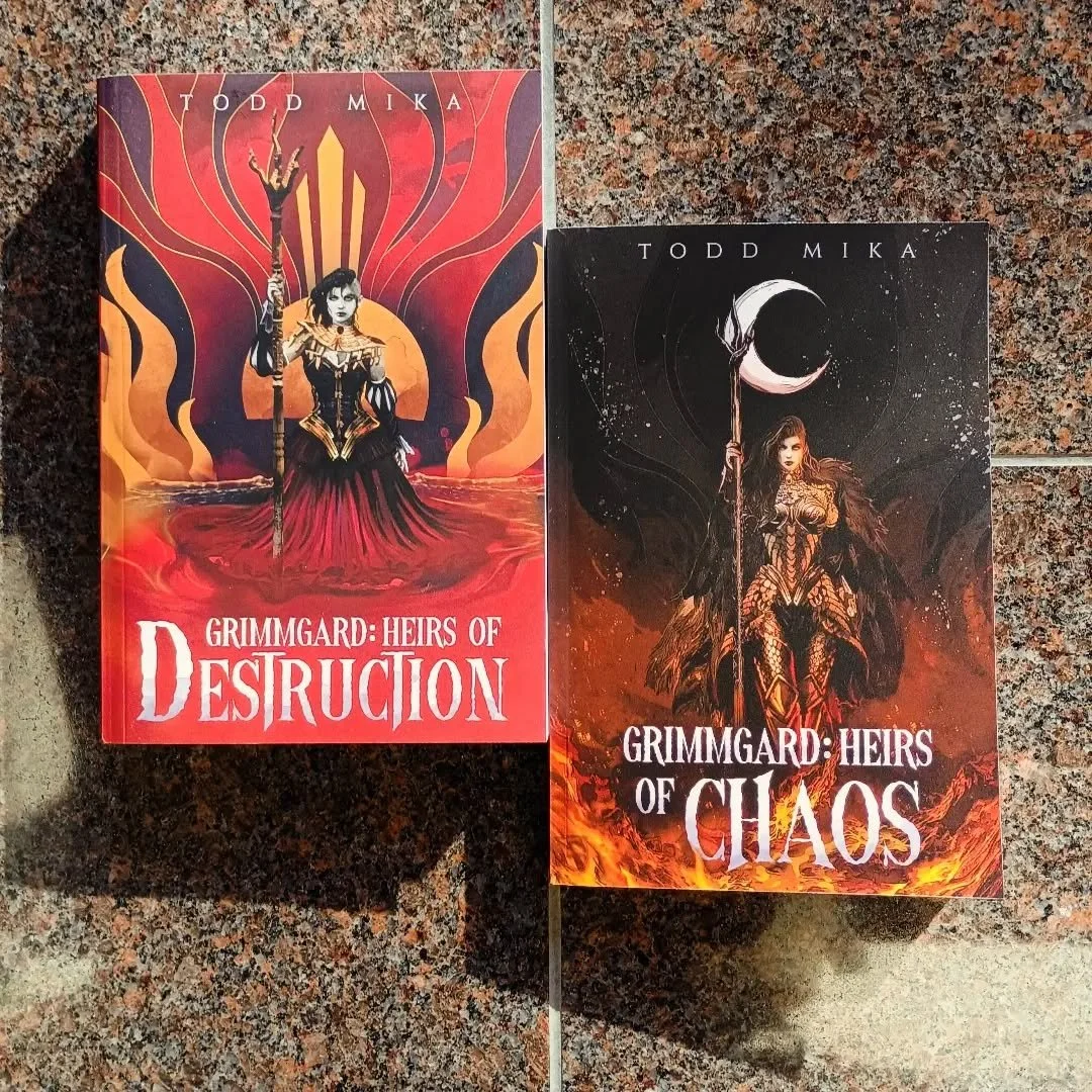 🫶 Together at last!

With the release of Grimmgard: Heirs of Chaos, the Heirs Duology is officially complete 🔥

Set in the dark fantasy world of Grimmgard, the Heirs Duology is a sweeping saga of war, forbidden power, love, sacrifice, and the terri