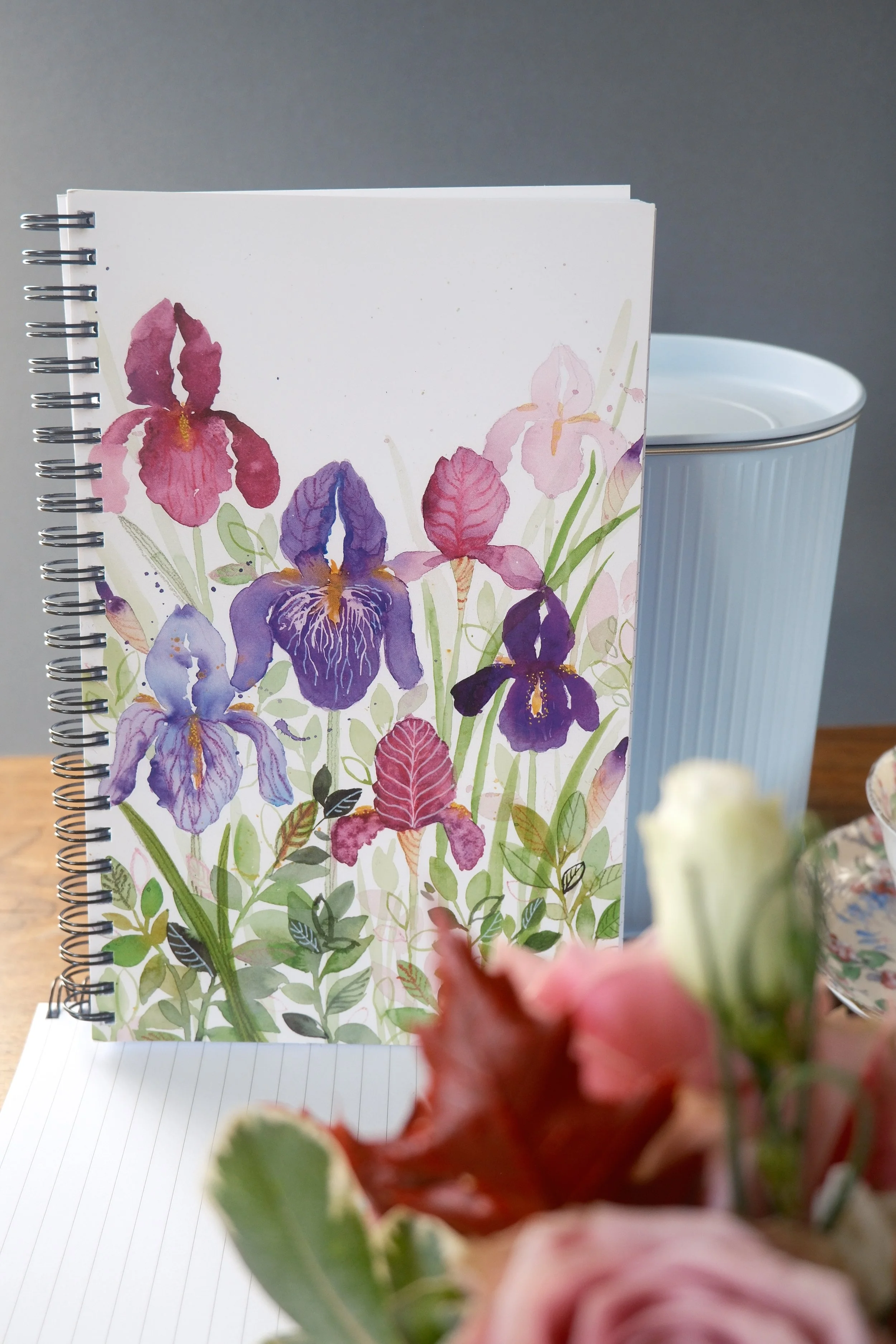 Carnet à spirale iris