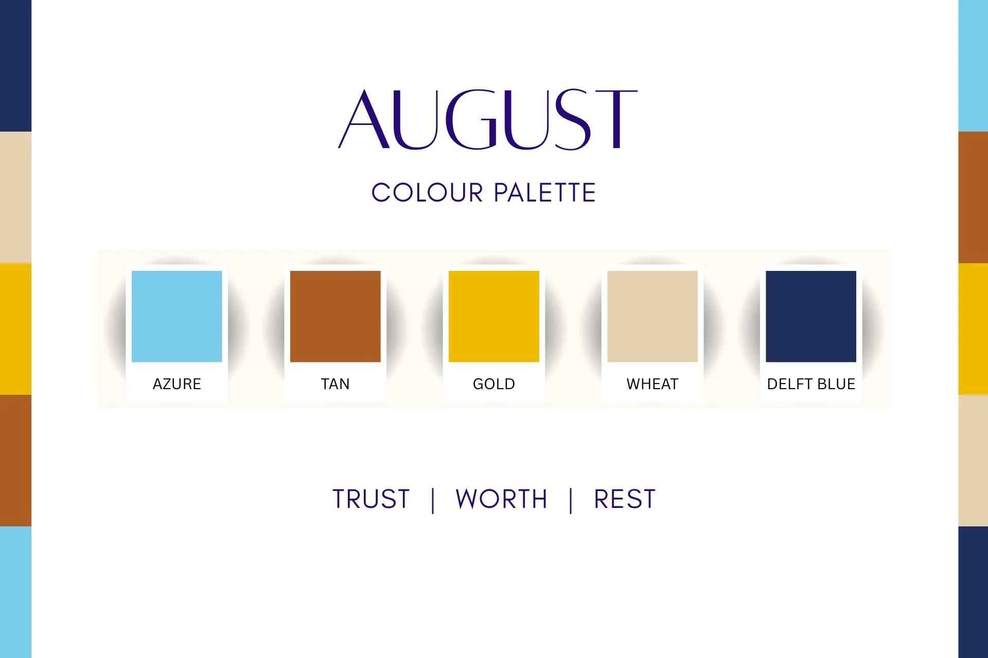 August Color Lab August Colour Palette: It’s Peak Manifesting Month! — Chromagik