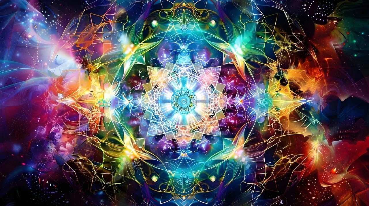 colourful AI generated mandala