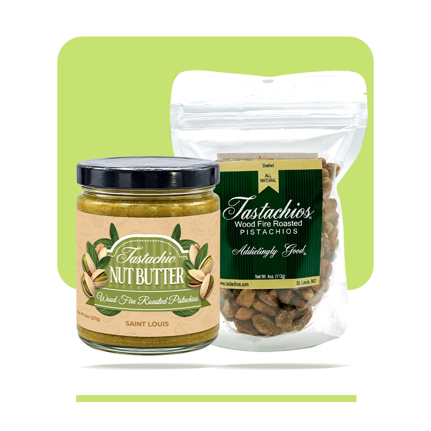 Recipe Special (Nut Butter or Cream and Tastachios - Wood Fire Roasted Pistachios 4OZ)