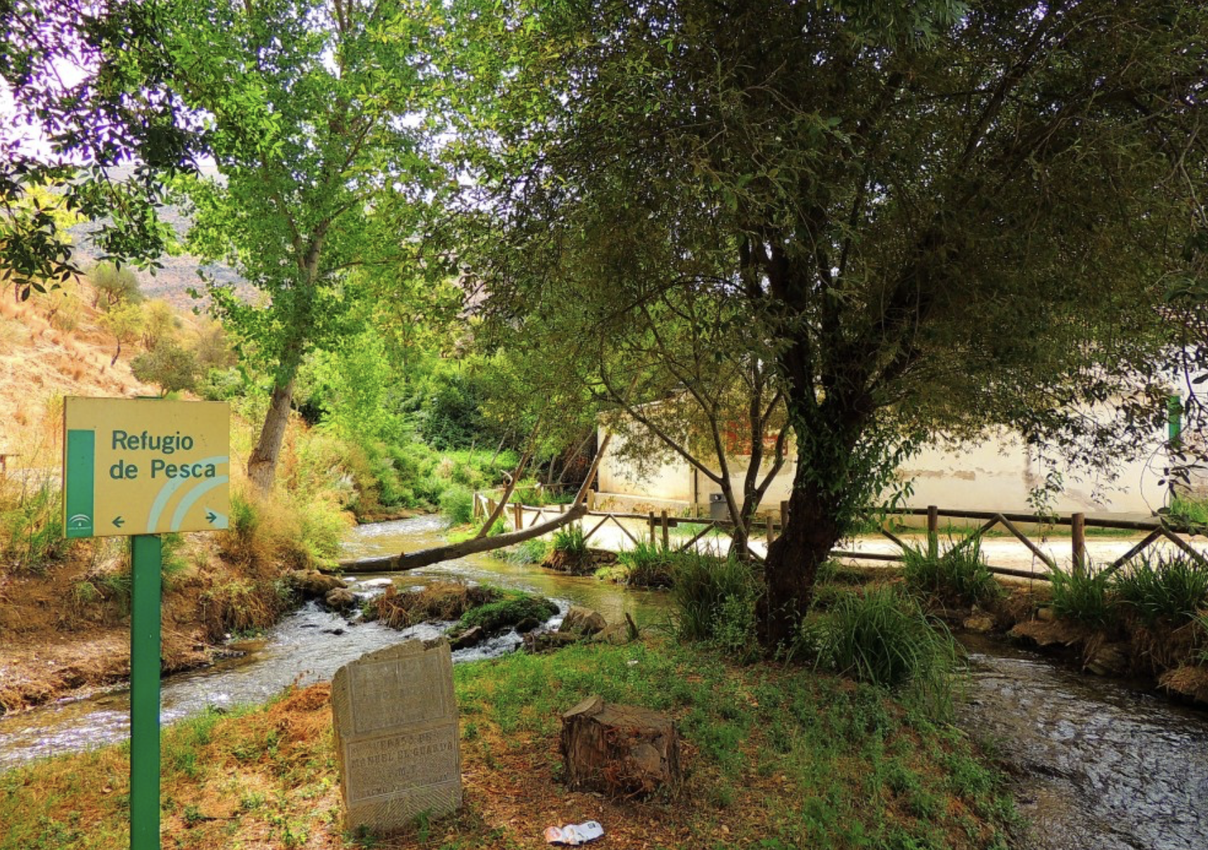Rio Frio, downstream from the Village. Province of Granada, Andalucia.