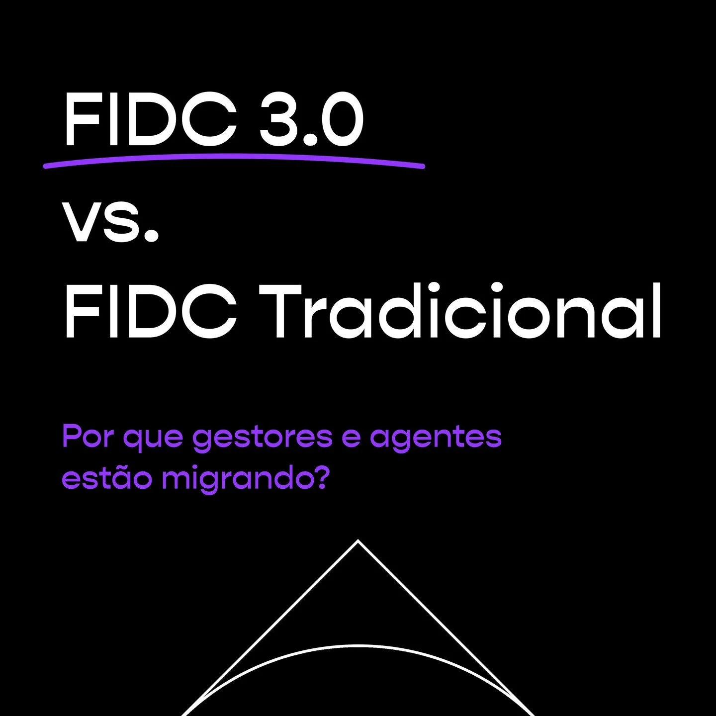 💰 Mais margem. Menos custo. Estrutura&ccedil;&atilde;o em semanas.

Enquanto o FIDC tradicional te prende em 4 meses de burocracia, o FIDC 3.0 est&aacute; rodando em semanas.

Arrasta pro lado e v&ecirc; a diferen&ccedil;a 👉

✅ Desembolso em 15 min