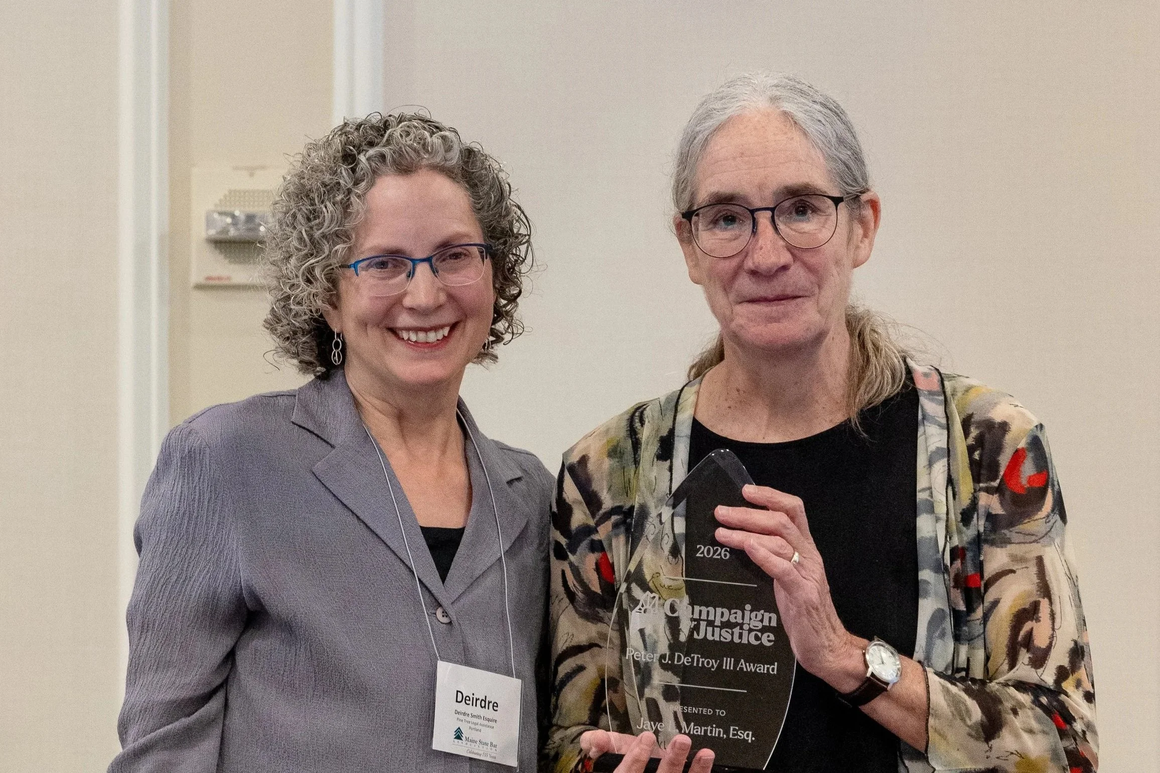 Jaye Martin Receives DeTroy Award