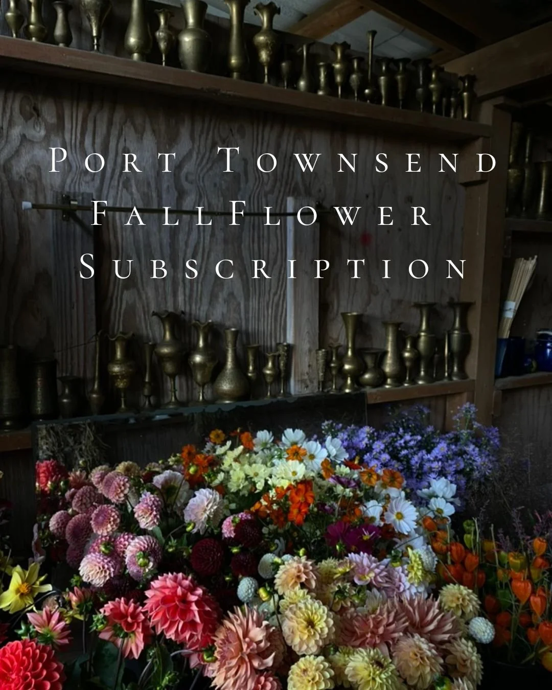 Port Townsend Fall Flower Subscription