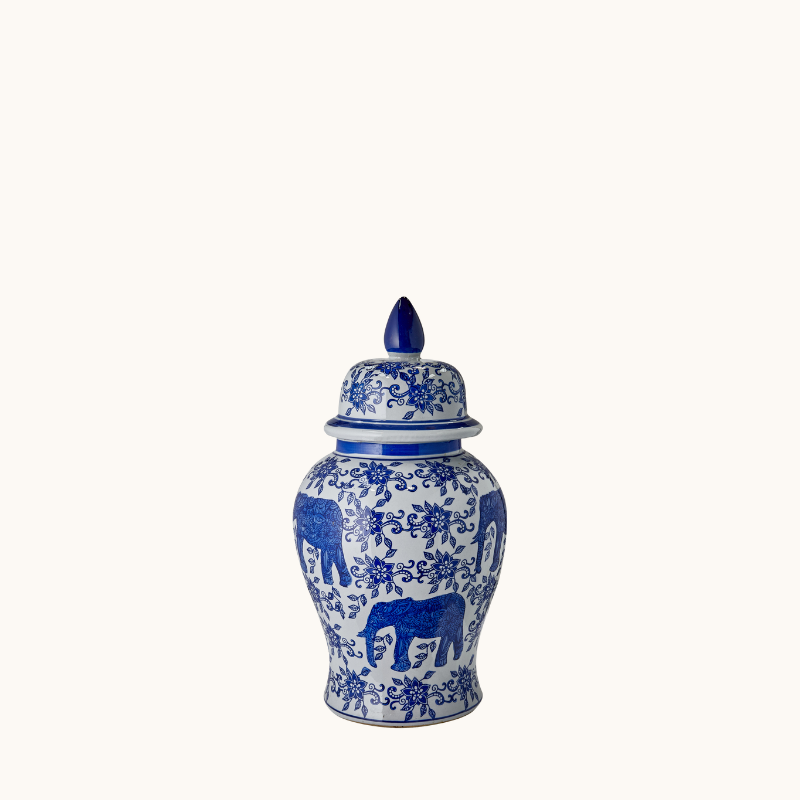 Blue Ginger Jar